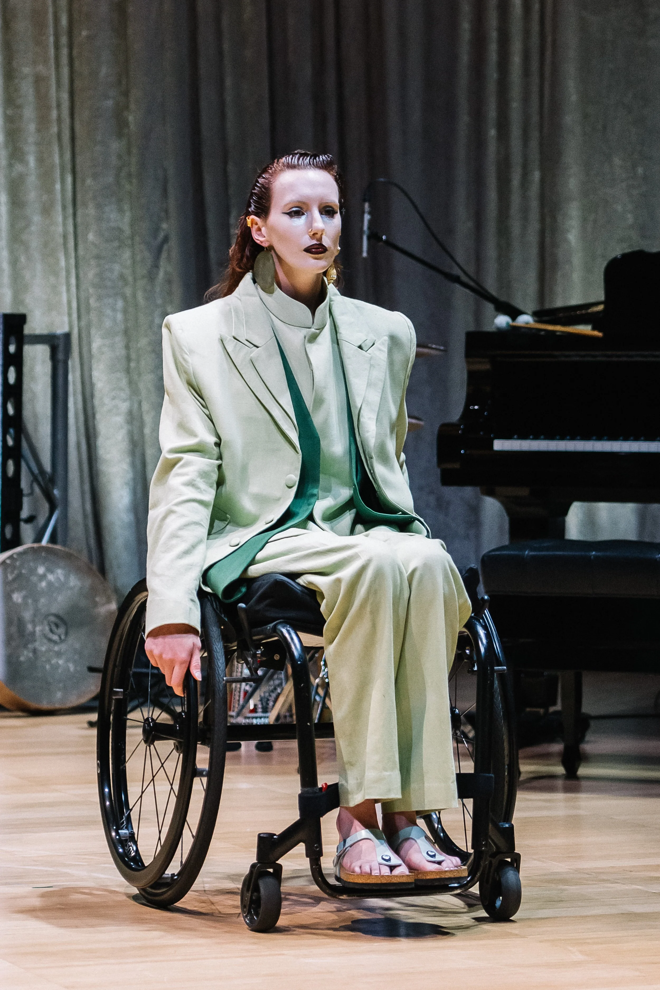 Citrus Green Dual Collar Blazer