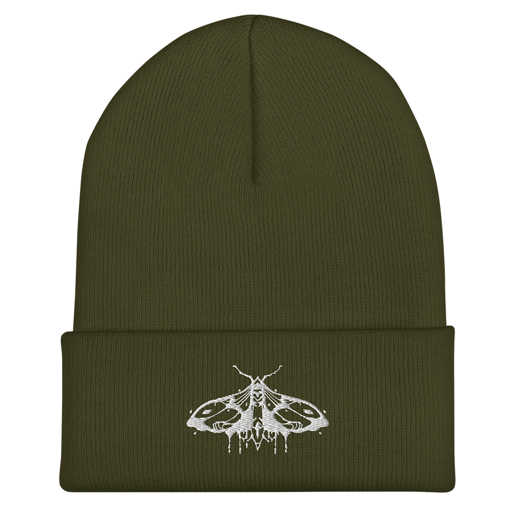 MOTH BEANIE OLIVE