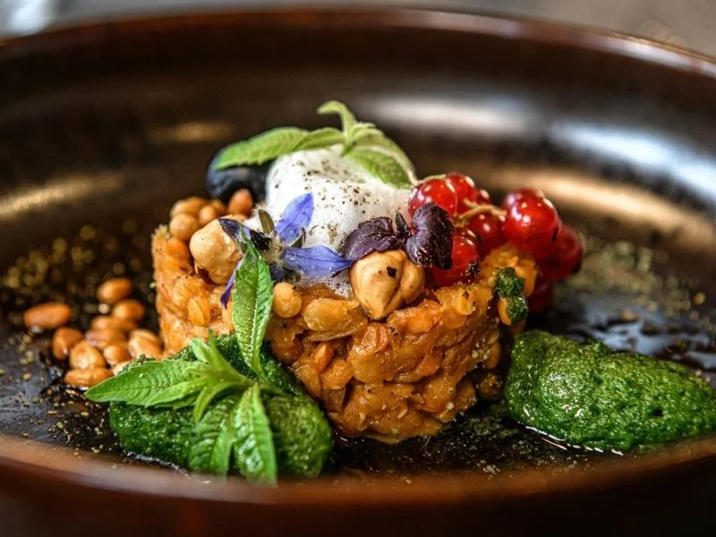 Wholesome cuisine of grains, beans and fresh ingredients.