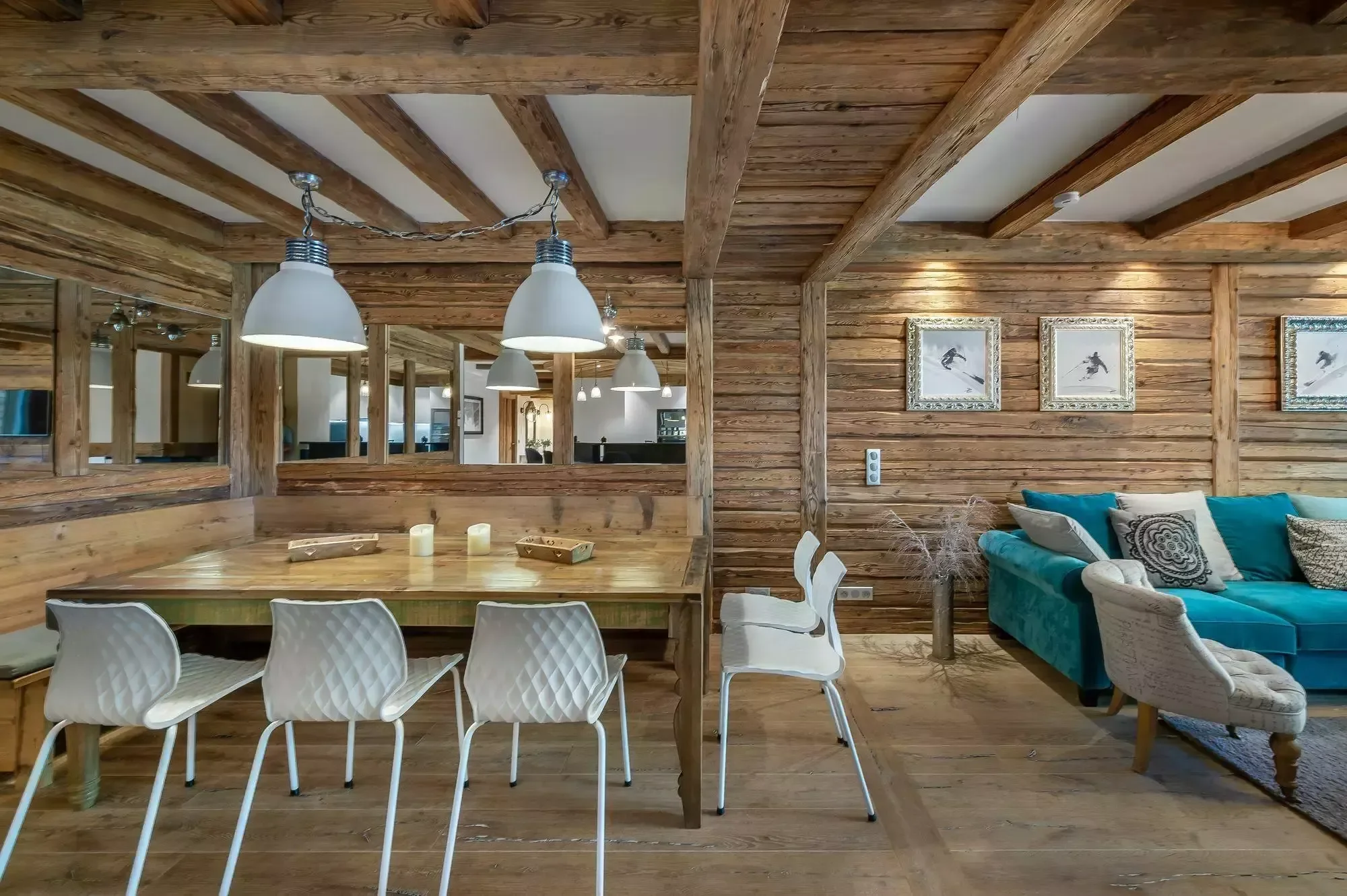 Dining Area - Savoie Apartment - Powder Pines Travel.webp