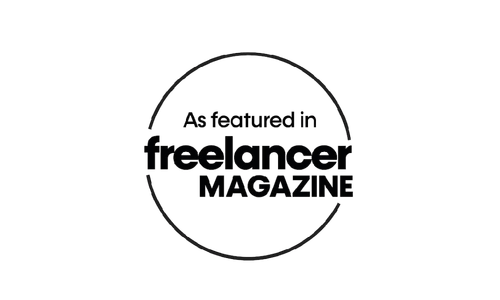 Logo of TALENT MAGAZINE featuring a black circle, a red star, and the text 'Talent Magazine' in black.