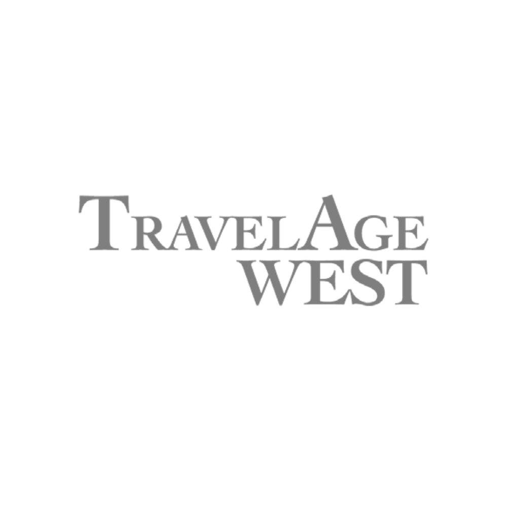 TravelAge West logo in grey