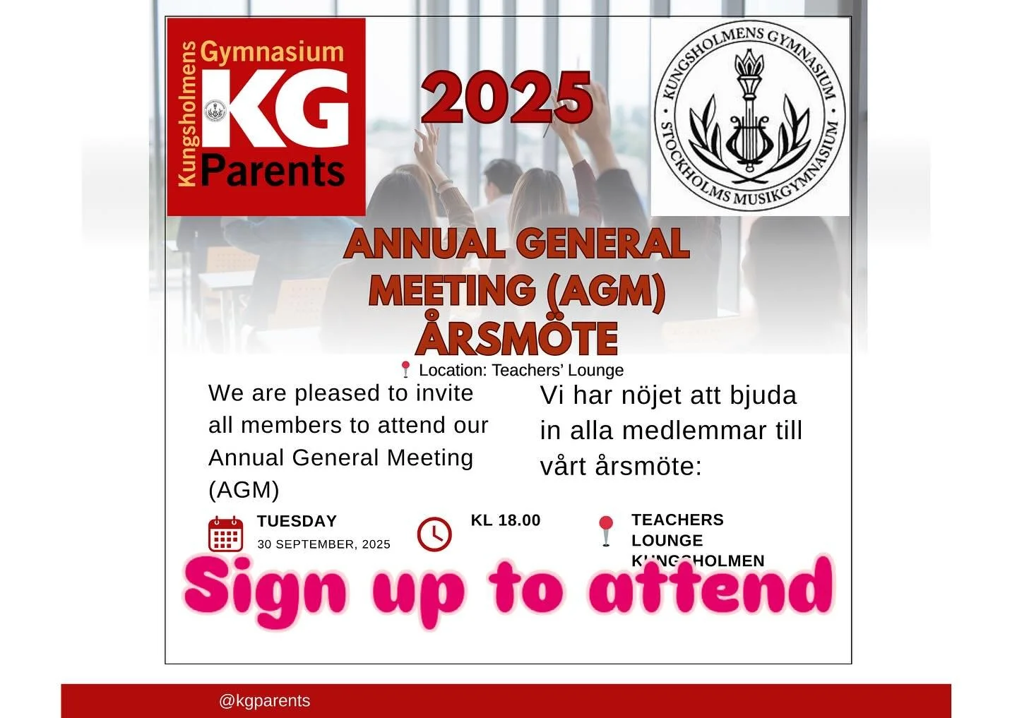 Anm&auml;lan via l&auml;nk i bio! Link to sign up in bio! Welcome!