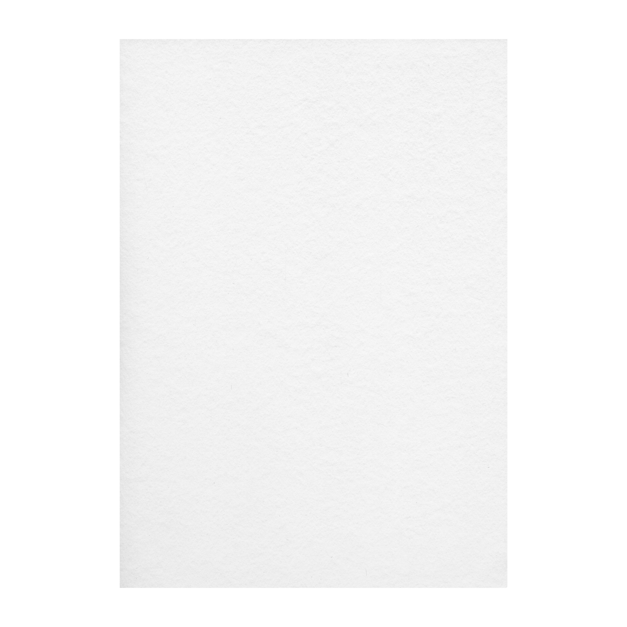Blank white sheet of paper on a black background.