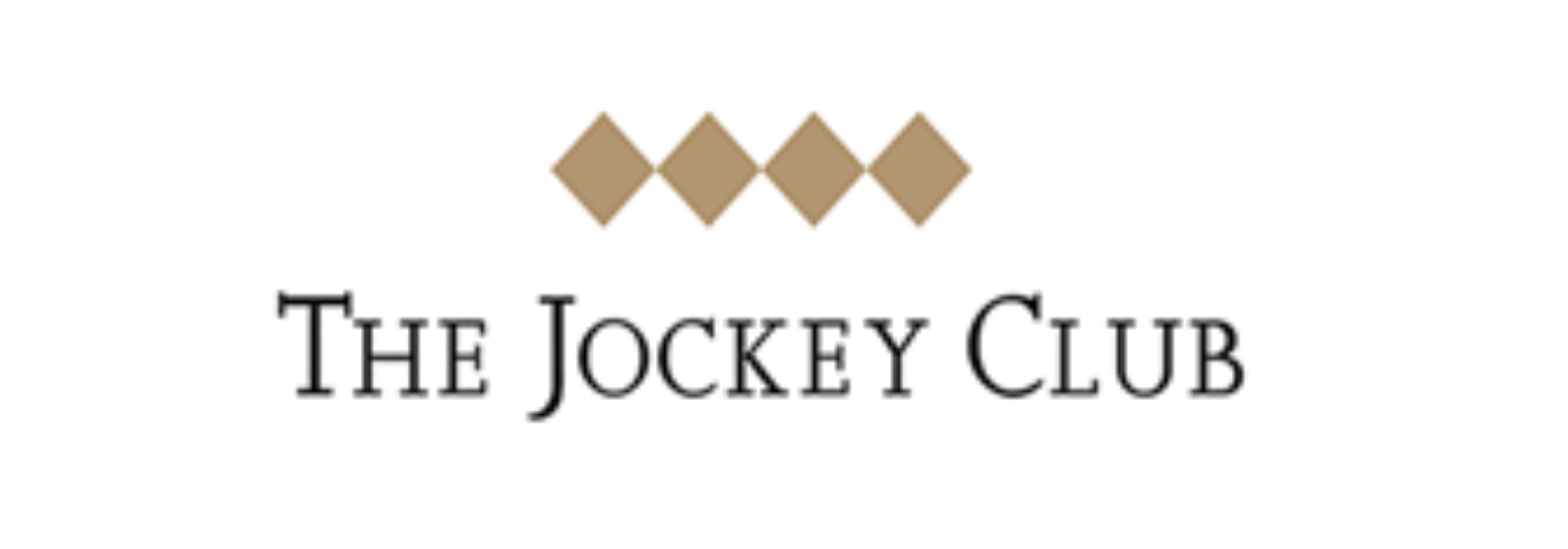 Logo of The Jockey Club featuring four chess pawn icons in a row, with the company name below.