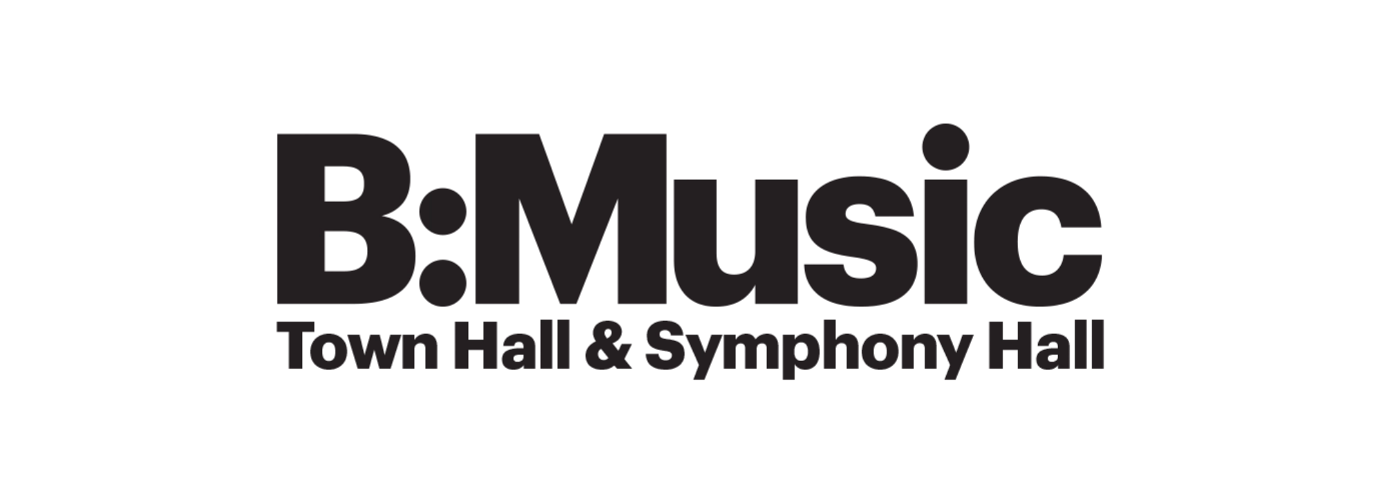 Logo for B:Music Town Hall & Symphony Hall