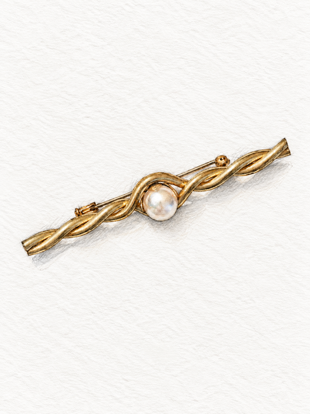 Golden Twist Pearl Brooch Sketch.png