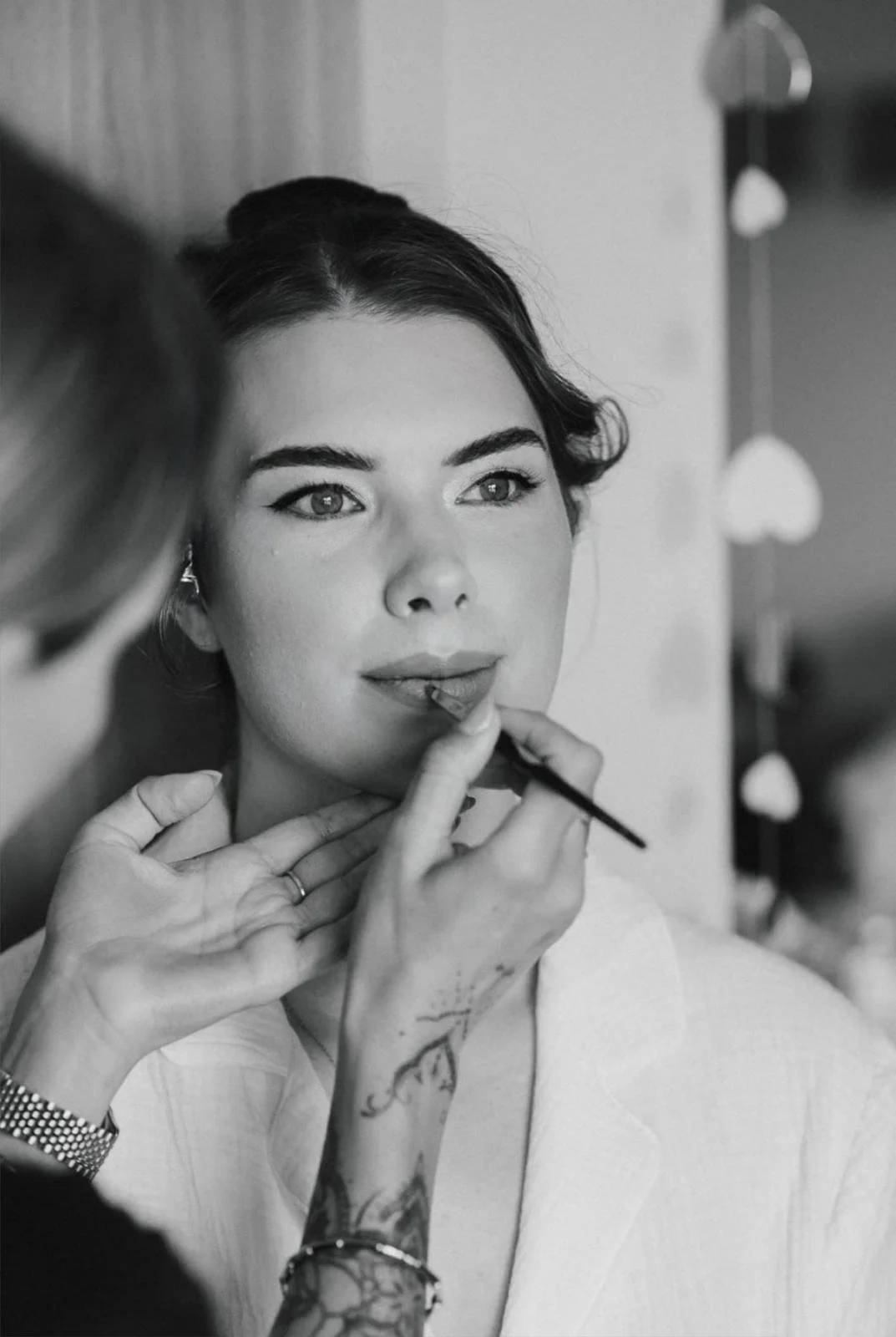 Simply beautiful and simple makeup for this beautiful client. 