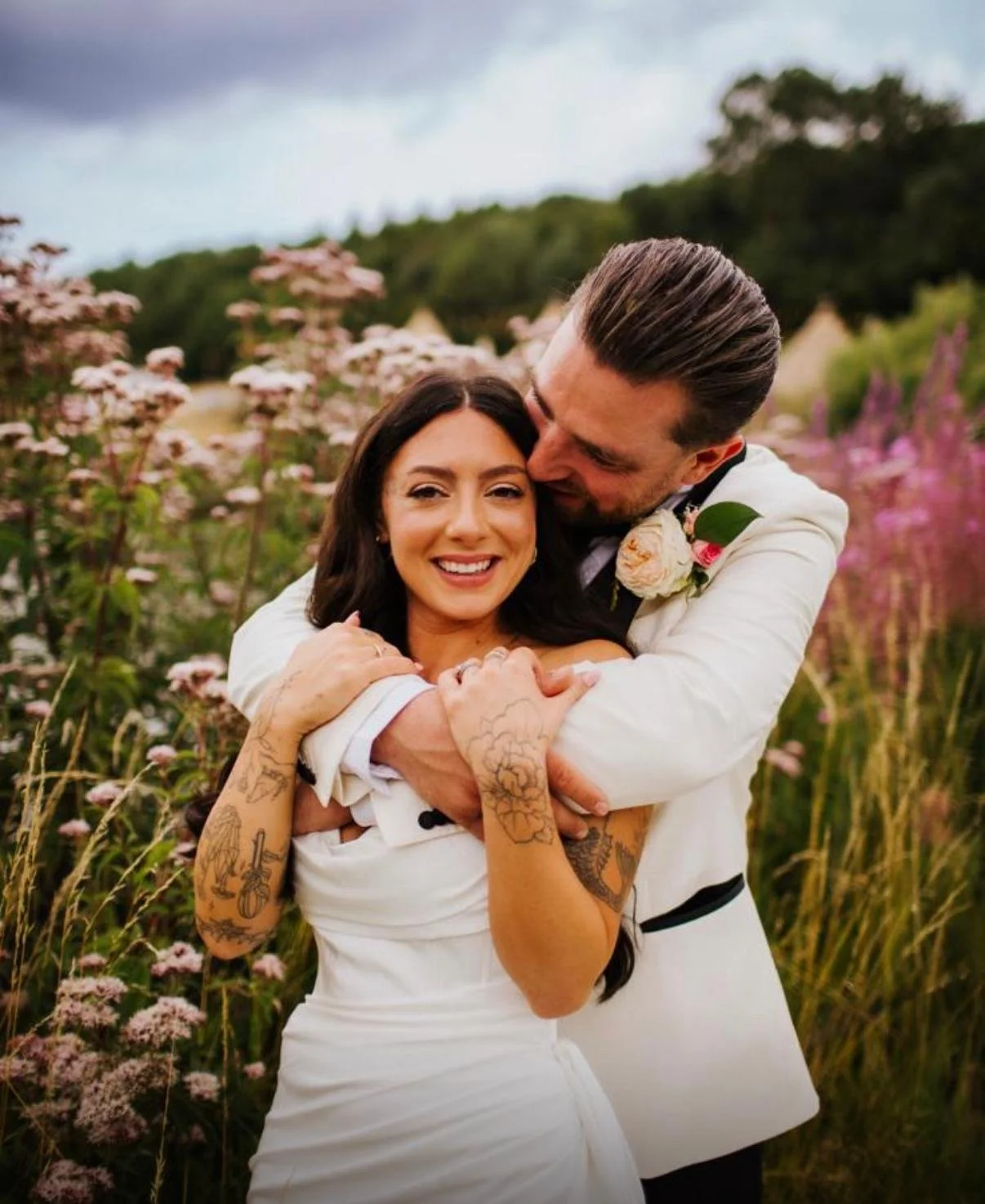 A fantastic photo of the bride and groom, another client of Kally Marie