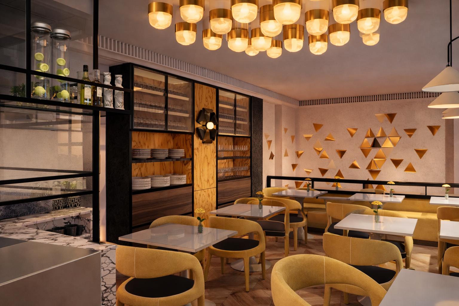 Restaurante moderno con detalles dorados.png