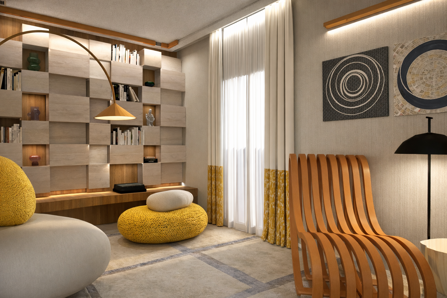 Rincón moderno con detalles amarillos.png