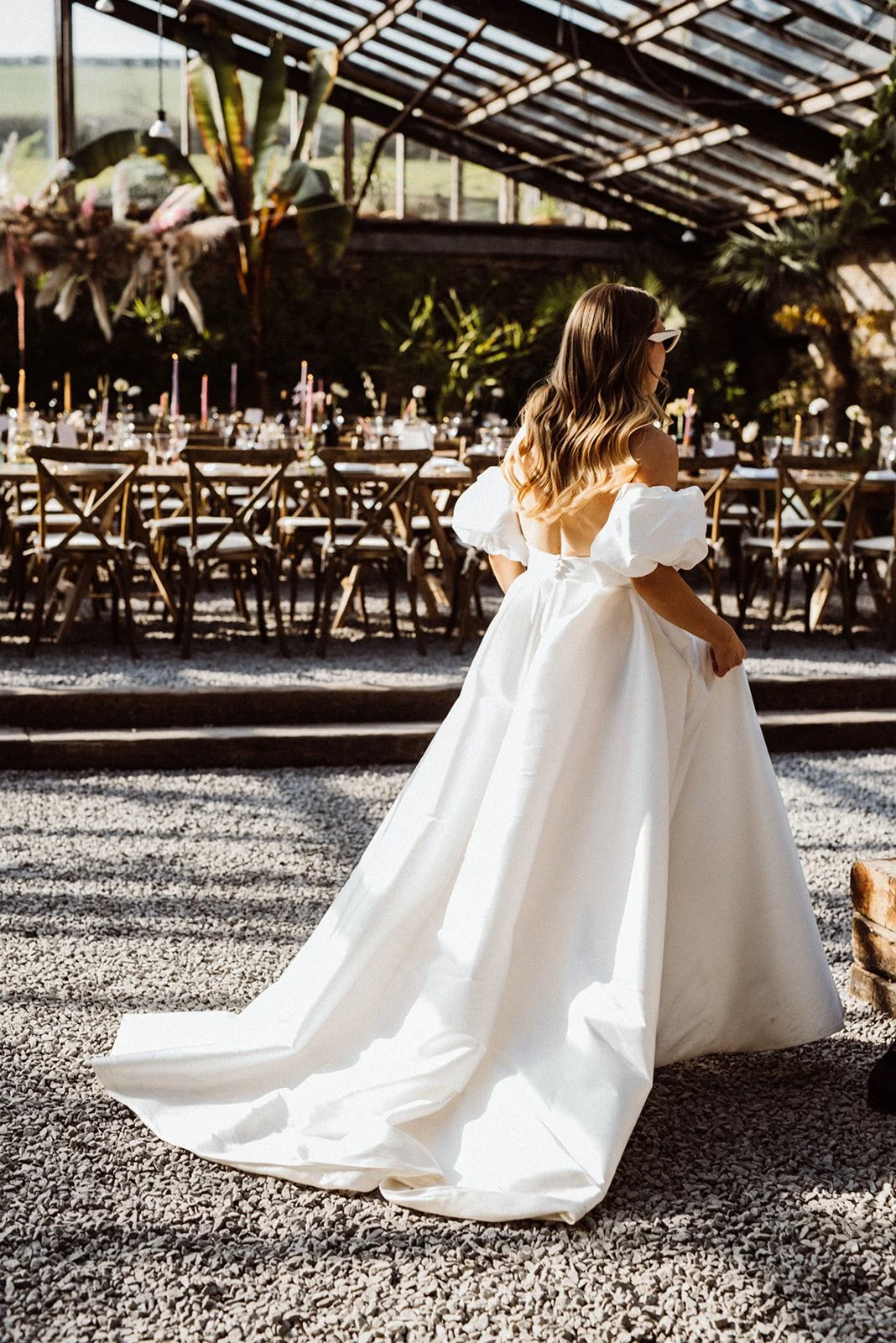 Charlotte Sweet Bespoke Wedding Dress Silk Gown Wedding Gown Destination Wedding Couture Gown Silk Gown Fashion Wedding Gown Couture Gown Full Bridal Skirt Princess Skirt Bridal Dress Slit