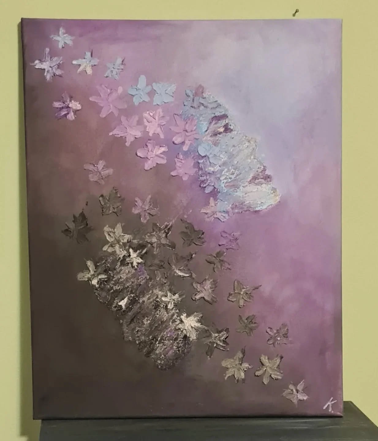 #acryliconcanvas 40*50cm 
#structuralpaste #nofilter