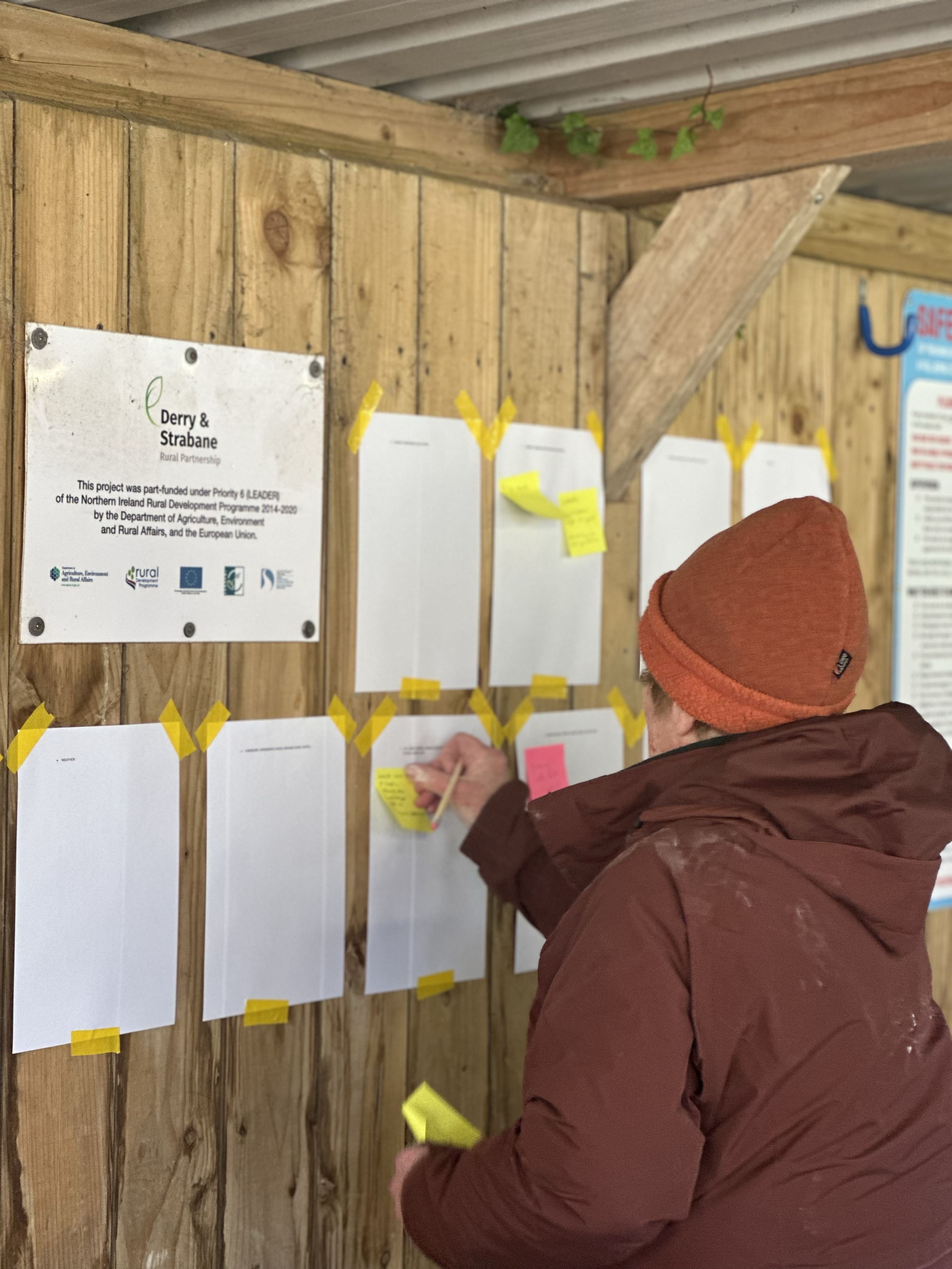 Faughan Community Embedded Artist Group  - Rise & Fold workshop 13.06.26