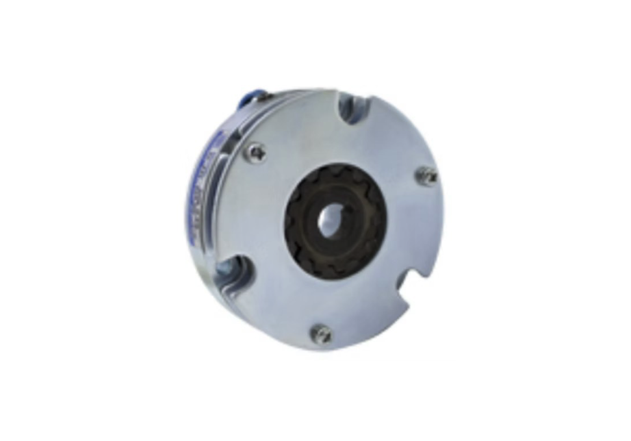 An electromagnetic clutch/brake.