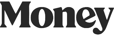 Close-up of the word 'Money' in bold black letters.