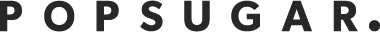Close-up of a logo with the word 'POPSUGAR' in white text on a pink background.