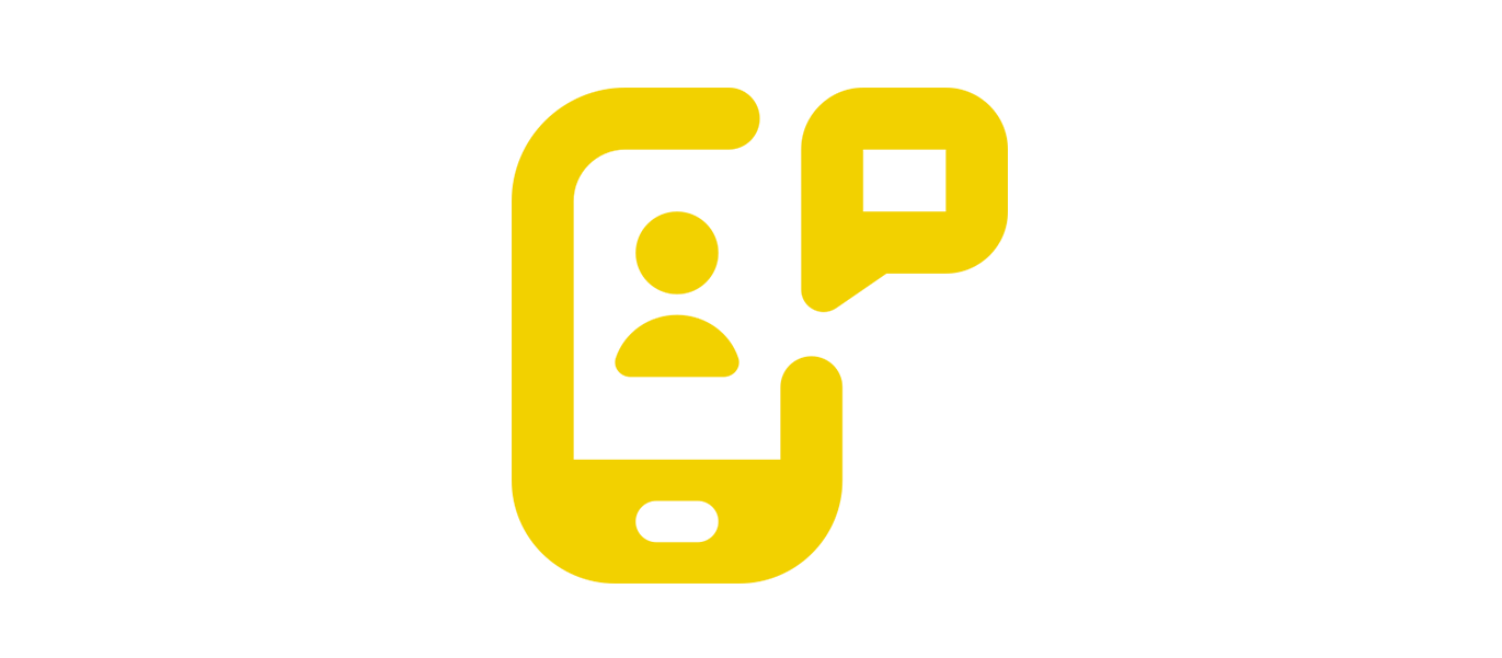 Solid yellow square on a white background.