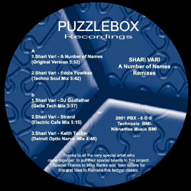 Artist - A Number Of Names | 
Track - Shari Vari