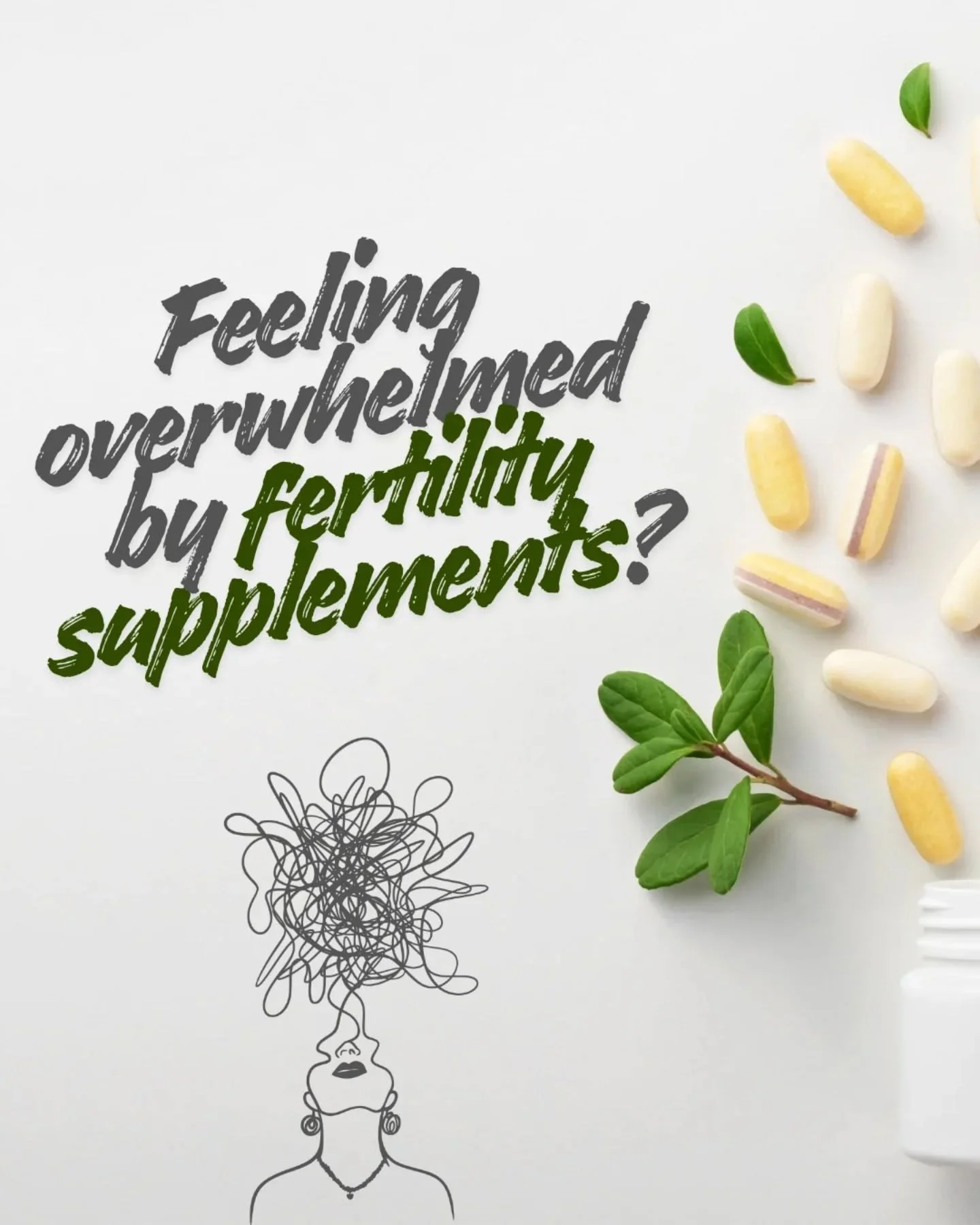 If your supplement shelf is starting to look like a mini pharmacy 😅 this one&rsquo;s for you.

On the blog: the 5 supplements I actually recommend when you&rsquo;re trying to conceive, and how to tailor them to your body (not someone else&rsquo;s Ti