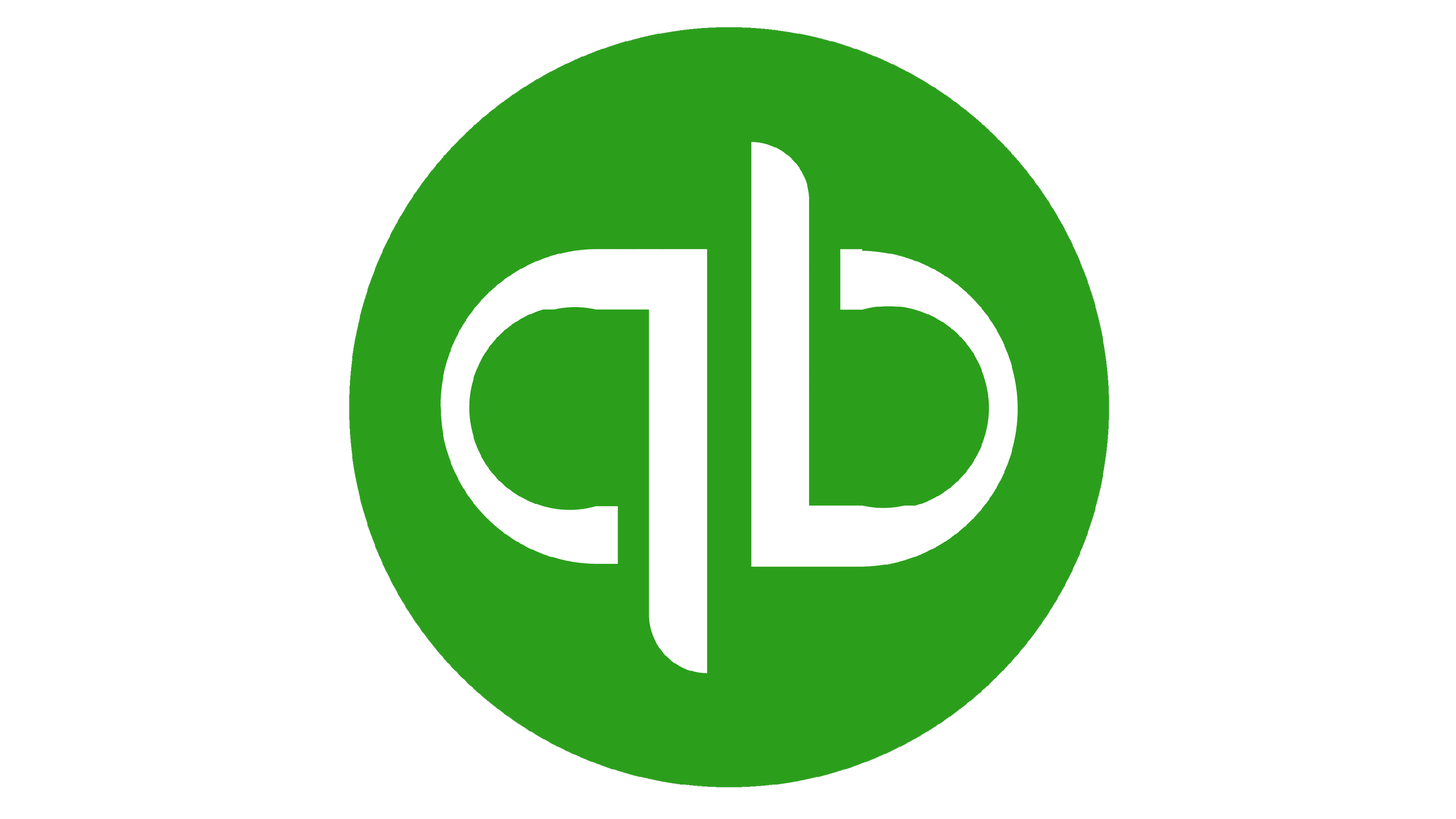 Green circle with white stylized letters 'D' and 'b'.