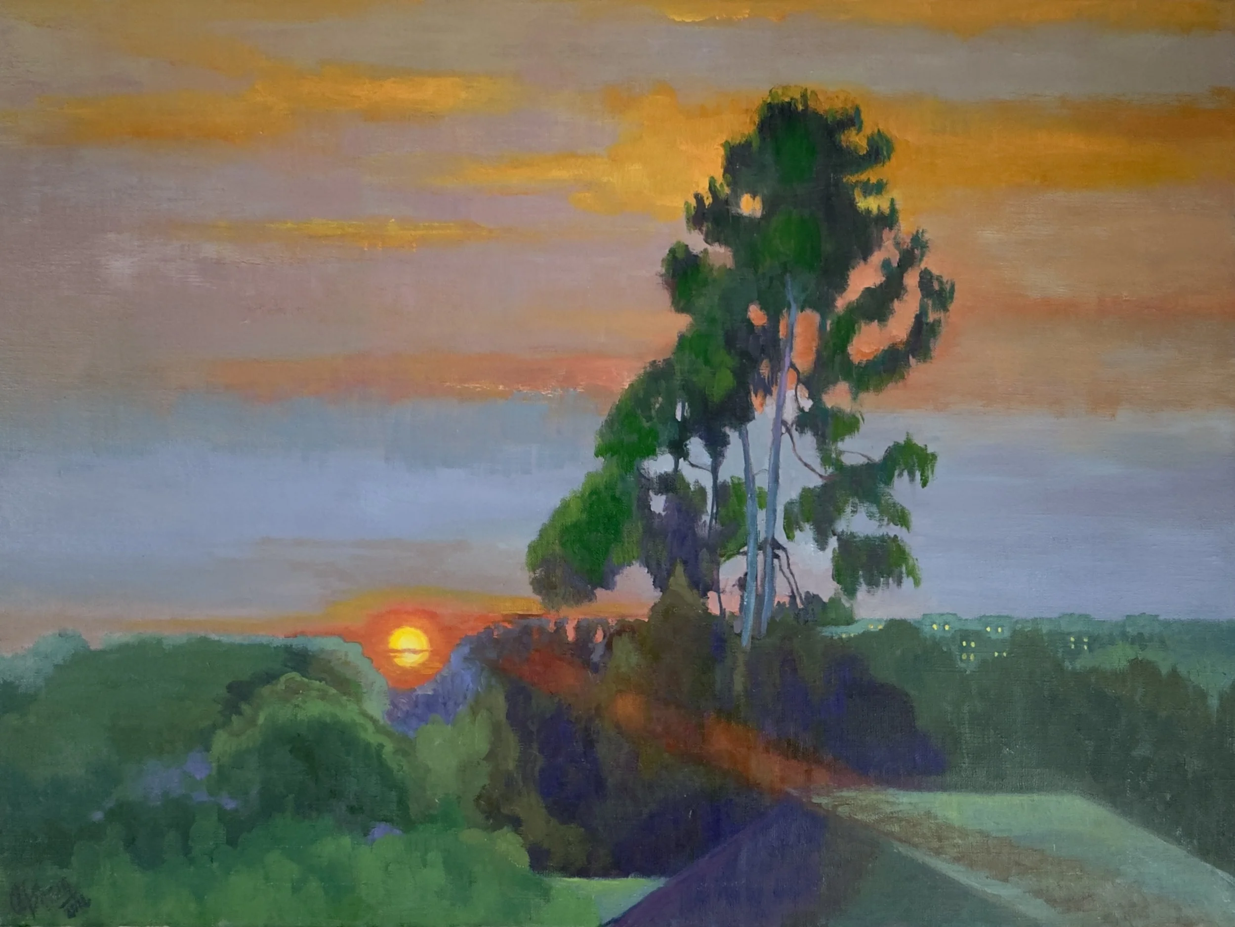 Sunset Serenity - Original Landscape Painting