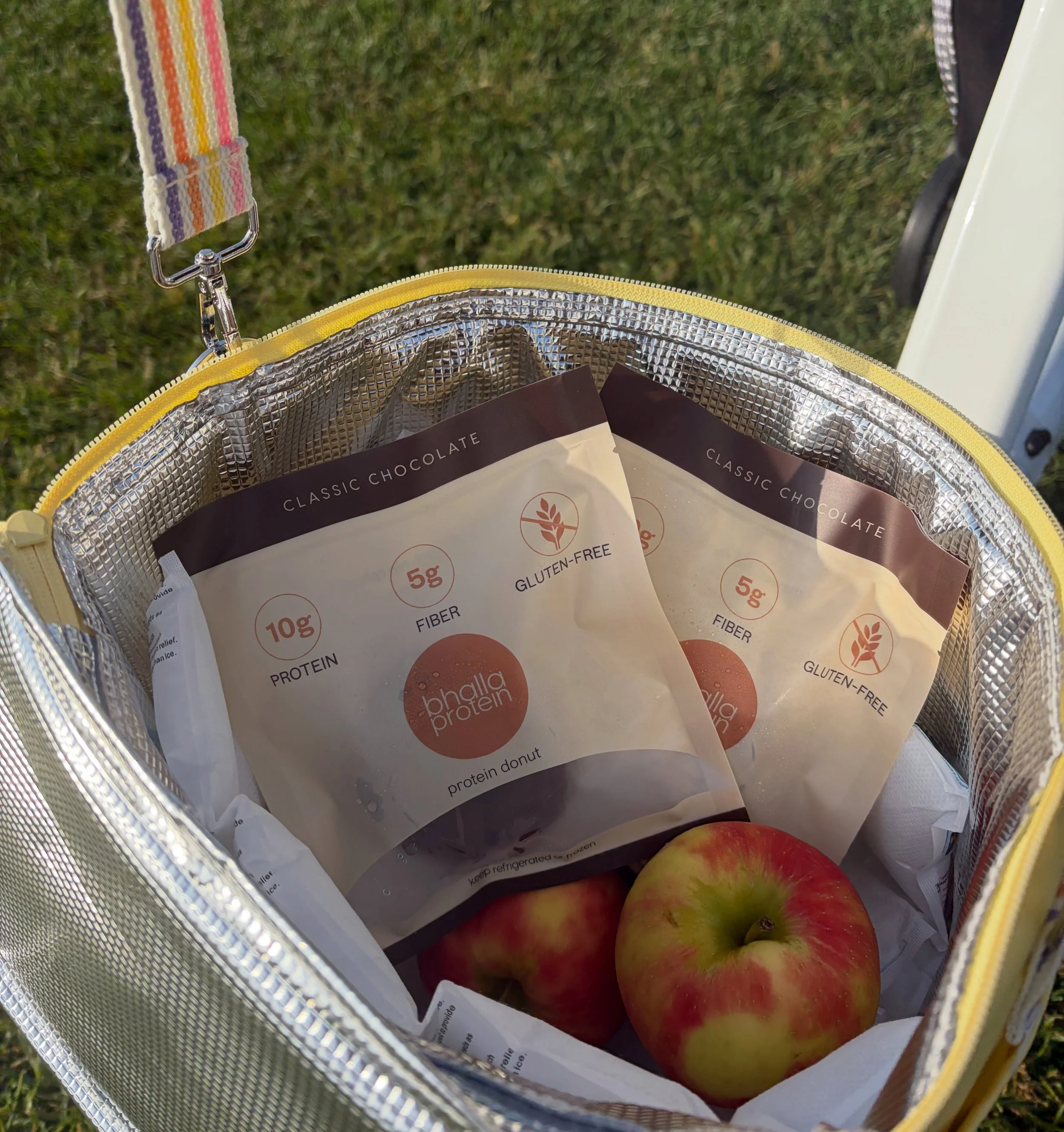 Summer plans 🤝 Better snacks.

Keep a few Bhalla Protein donuts in the cooler and you&rsquo;re always prepared for a satisfying snack - whether you&rsquo;re at the beach, on a hike, or enjoying a picnic.

Healthy doesn&rsquo;t have to be complicated