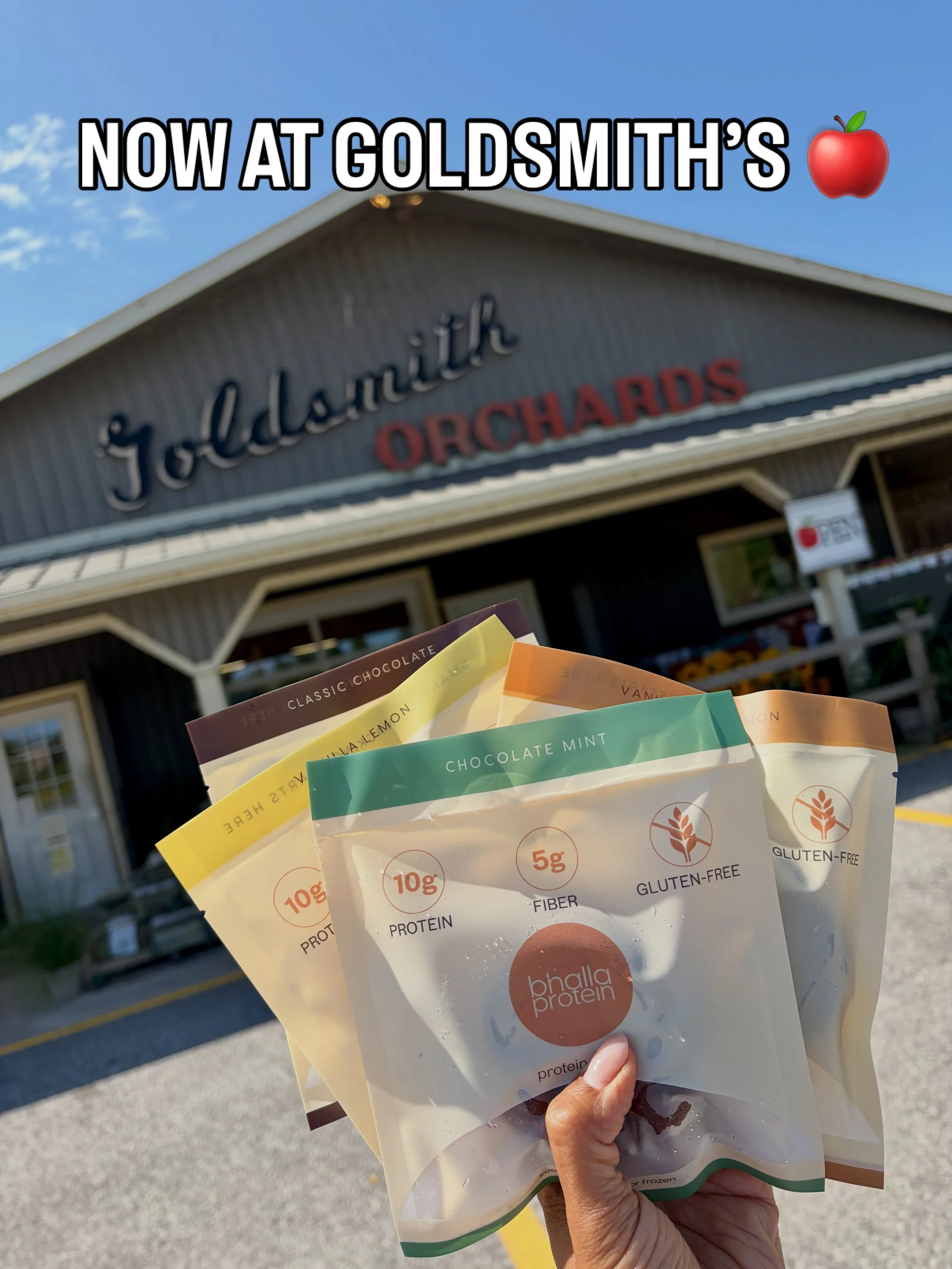 Another great spot to grab Bhalla Protein in Thornbury.

You can find us at Goldsmith&rsquo;s Market - perfect for picking up a healthy donut while you&rsquo;re grabbing your groceries. 

10g protein &bull; 5g fiber 
Gluten-free &bull; Dairy-free

#b
