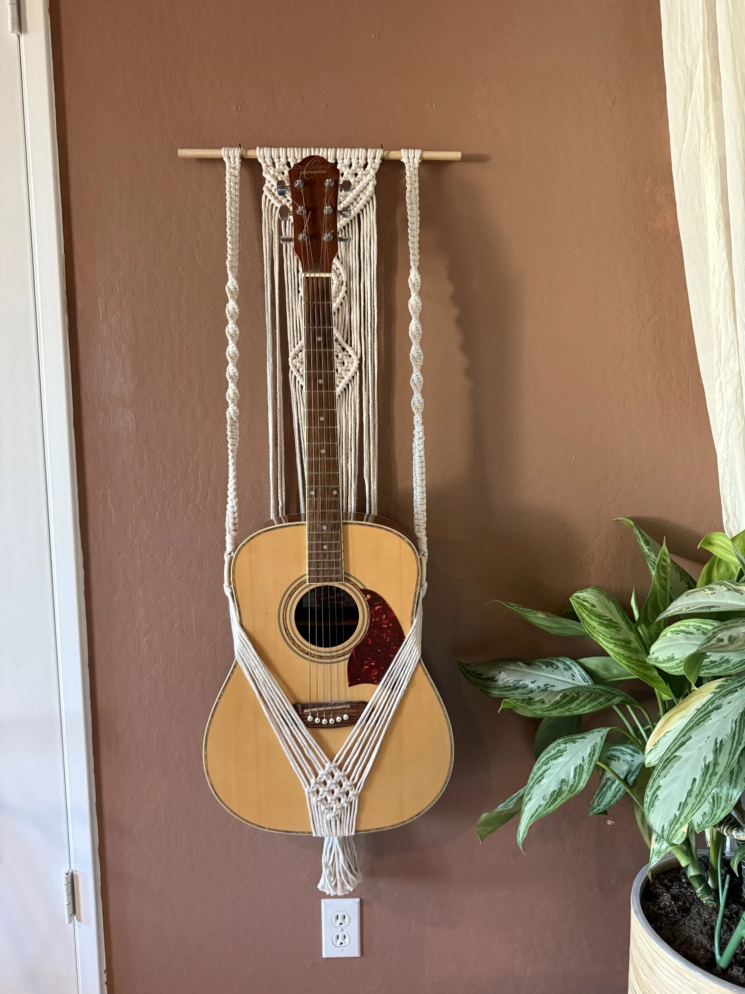 Macrame Guitar Holder