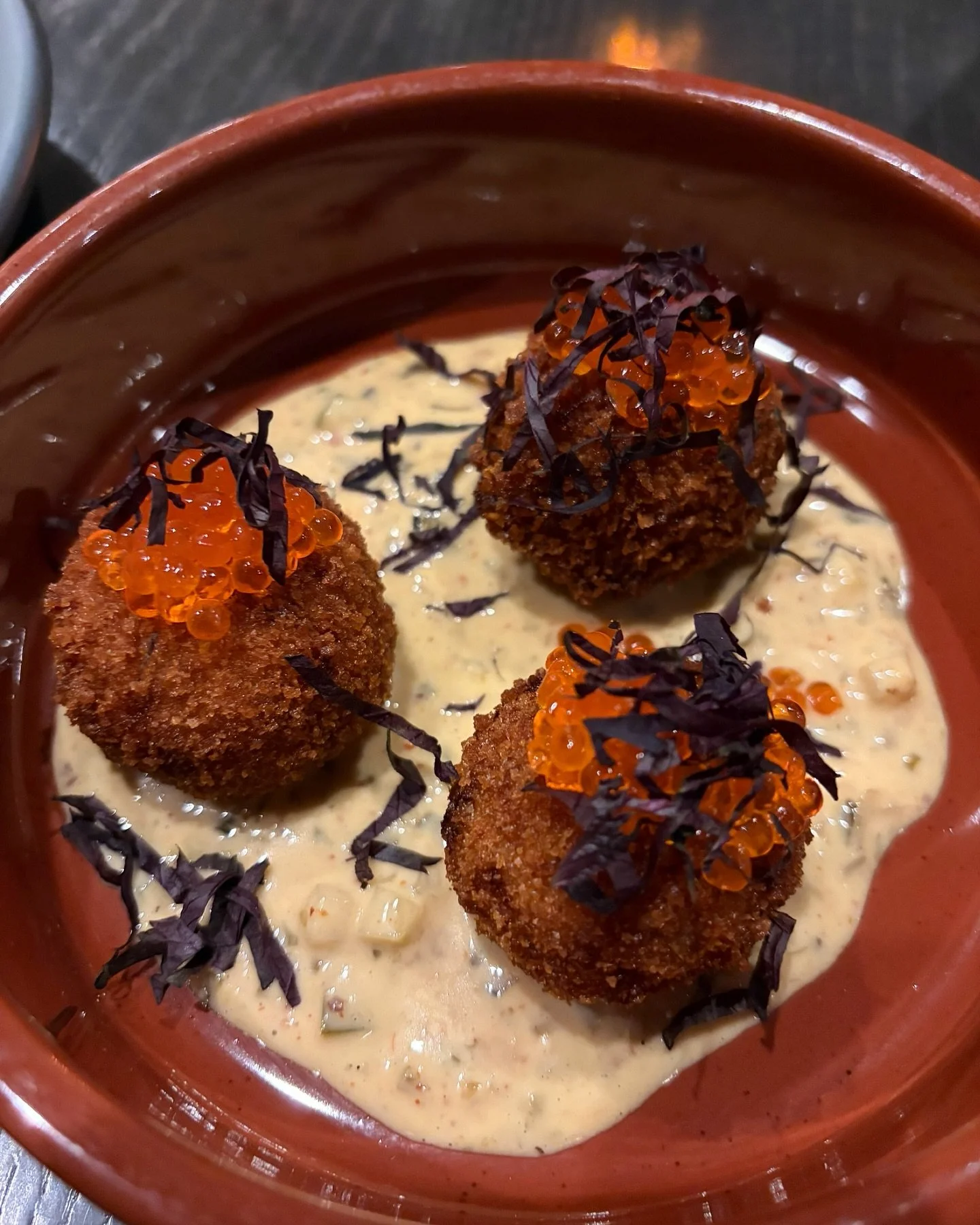 Mita&rsquo;s is THE place for tapas!! 

Shared some amazing small plates for a celebratory dinner and date night. Our server put us on the croquets. Petition to make that special a menu item! 

Every dish was incredible, but by far the showstopper wa