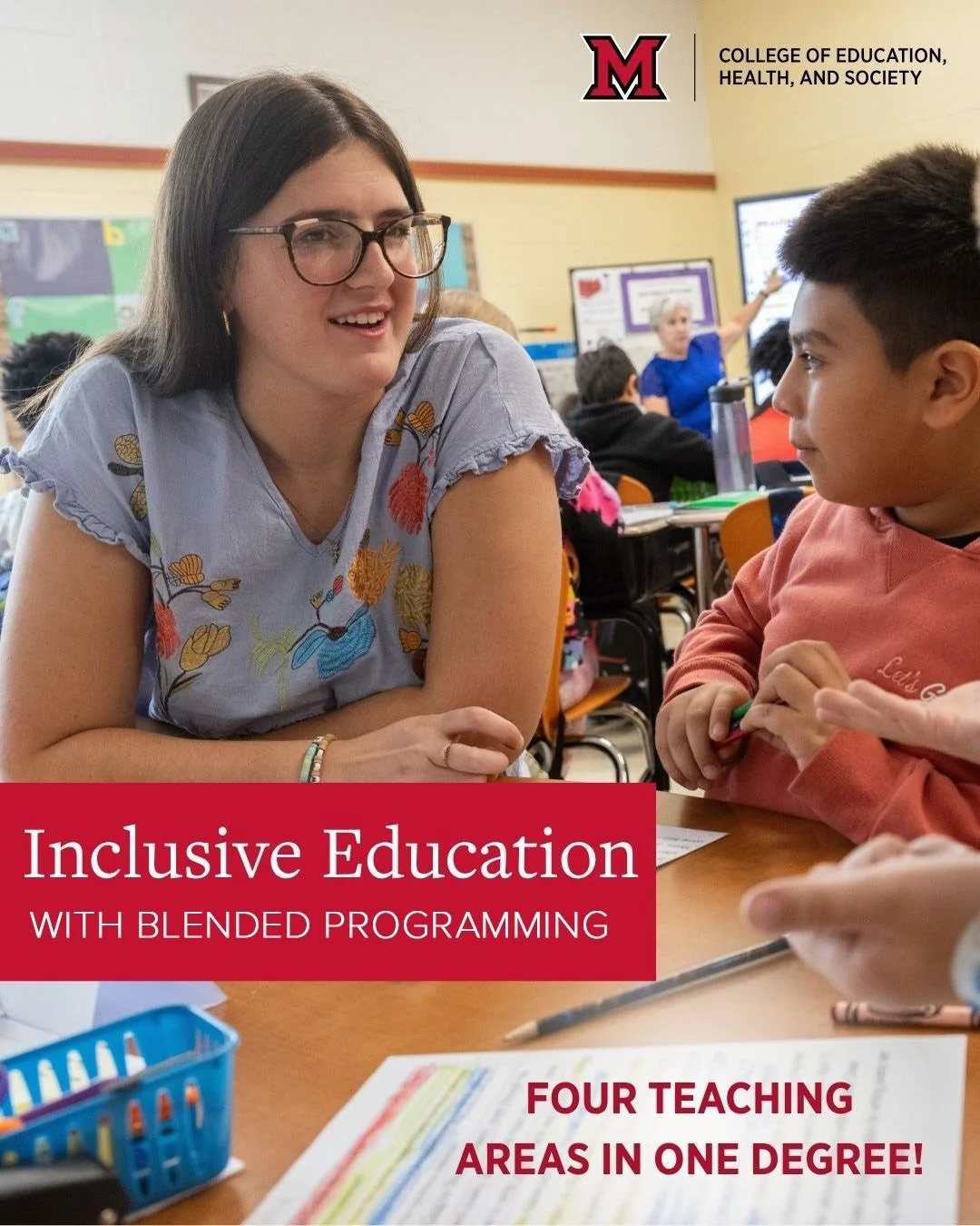 We are so thrilled to share our new degree program, Inclusive Education! With four licensure areas, the support for students of all types will be unmatched.
Learn more, link in bio.