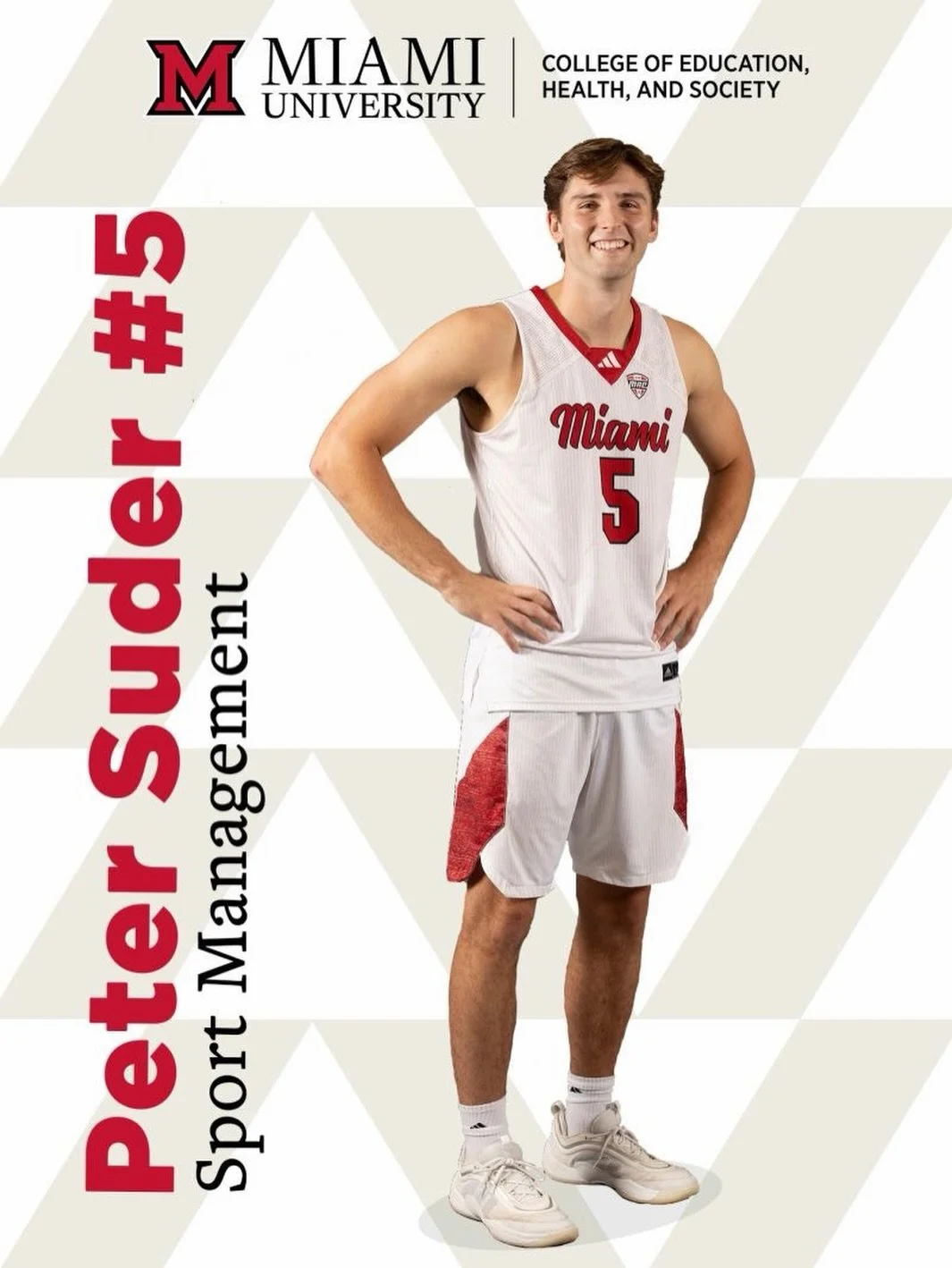 PETER SUDER 🔊 🔊

We are so proud to be the academic backing for several of our men&rsquo;s basketball RedHawks, including no. 5! Shoutout to him and the team for all their hard work and success this season.