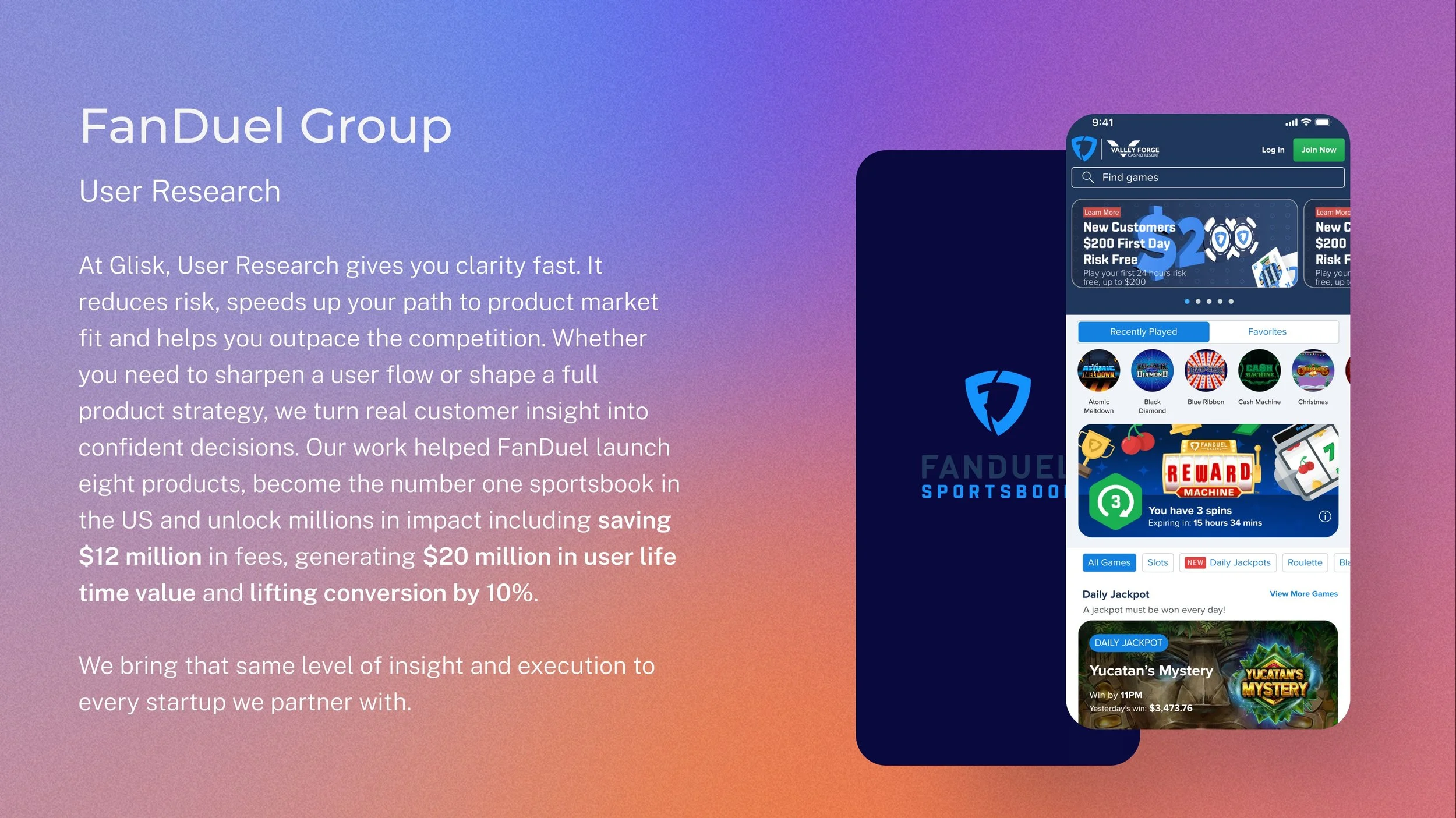 Glisk UX Research Services 