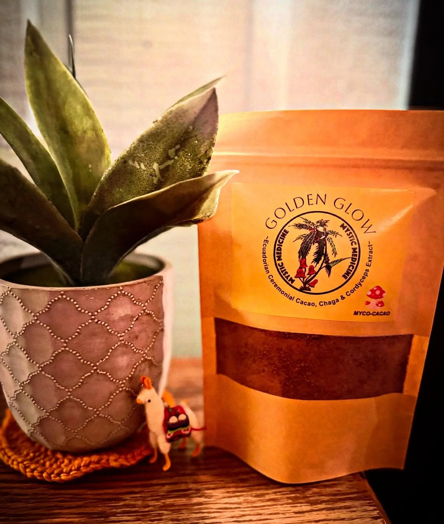✨✨✨✨GOLDEN GLOW ✨✨✨✨ Ceremonial Cacao-Cordyceps-Chaga 🍄&zwj;🟫 Myco-Cacao line 🍄&zwj;🟫 @squarerut.kavabar