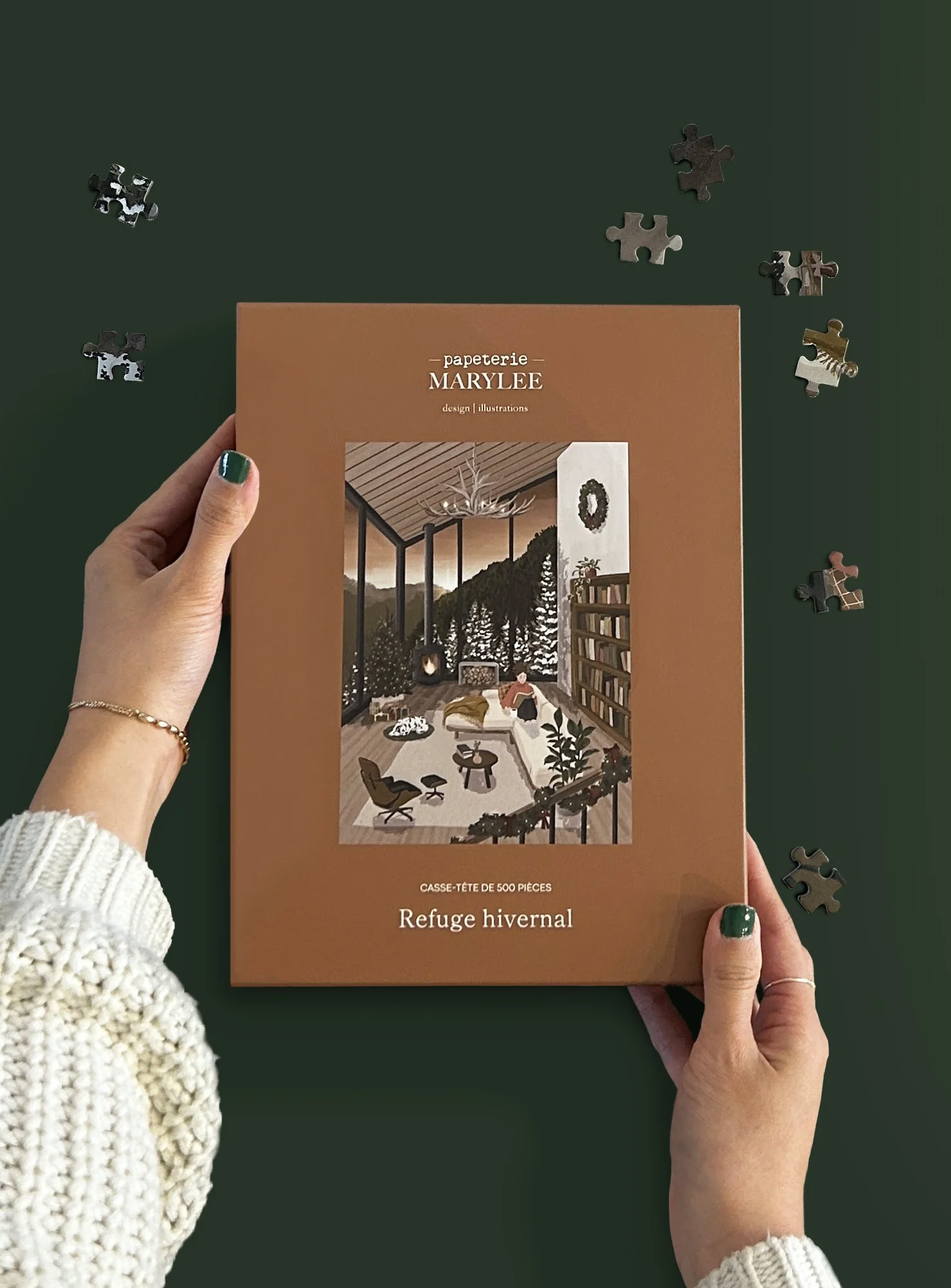 Casse-tête 500 pcs - Refuge hivernal