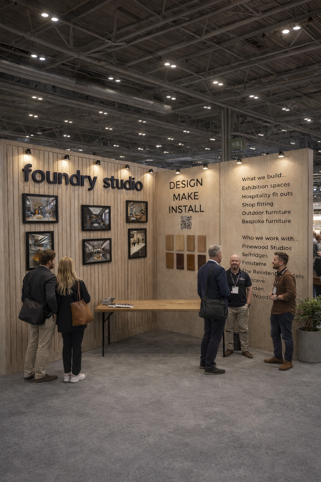 Bespoke Furniture Exhibition Stand at the NEC UK furniture show