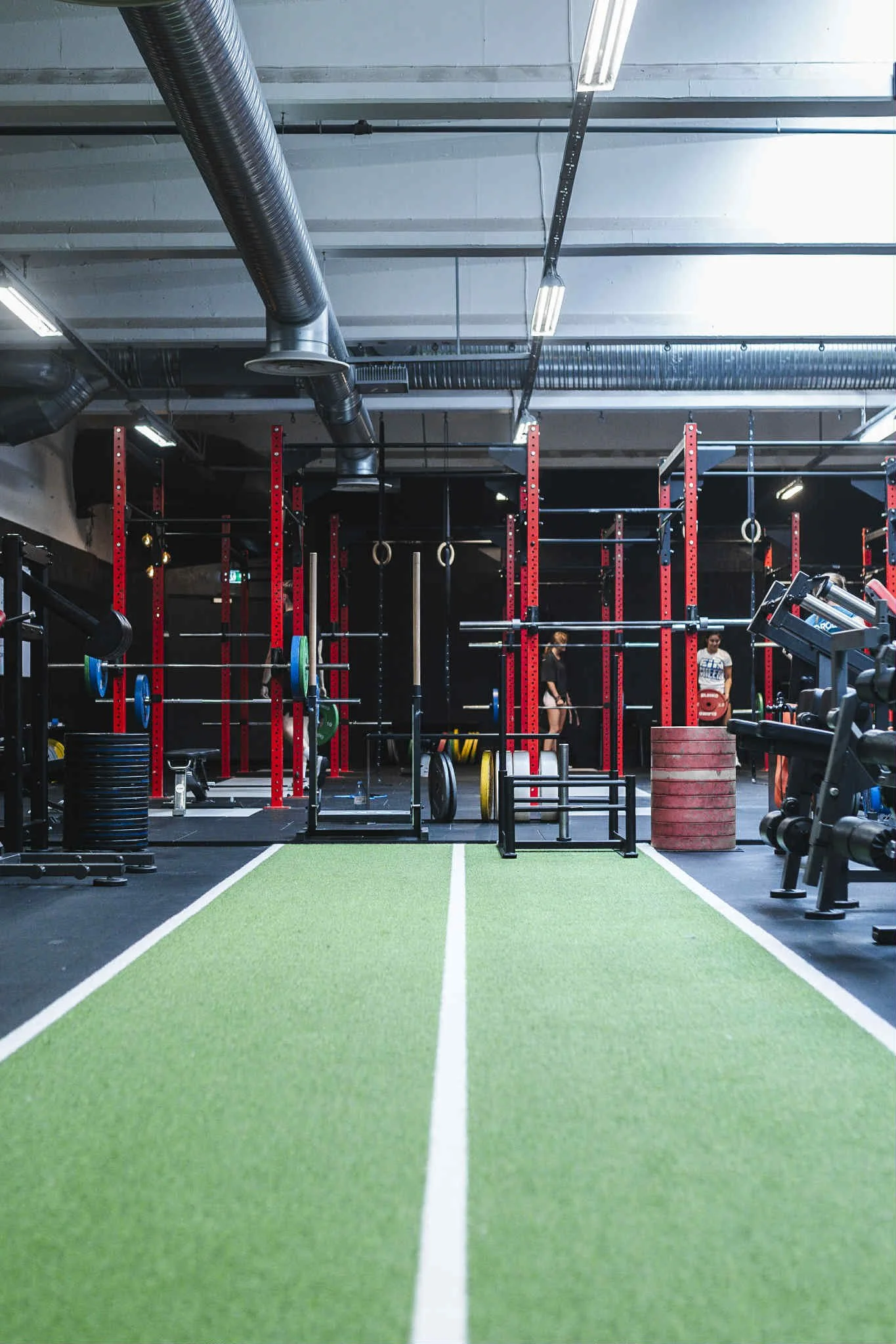 Løpebane og knebøystativer