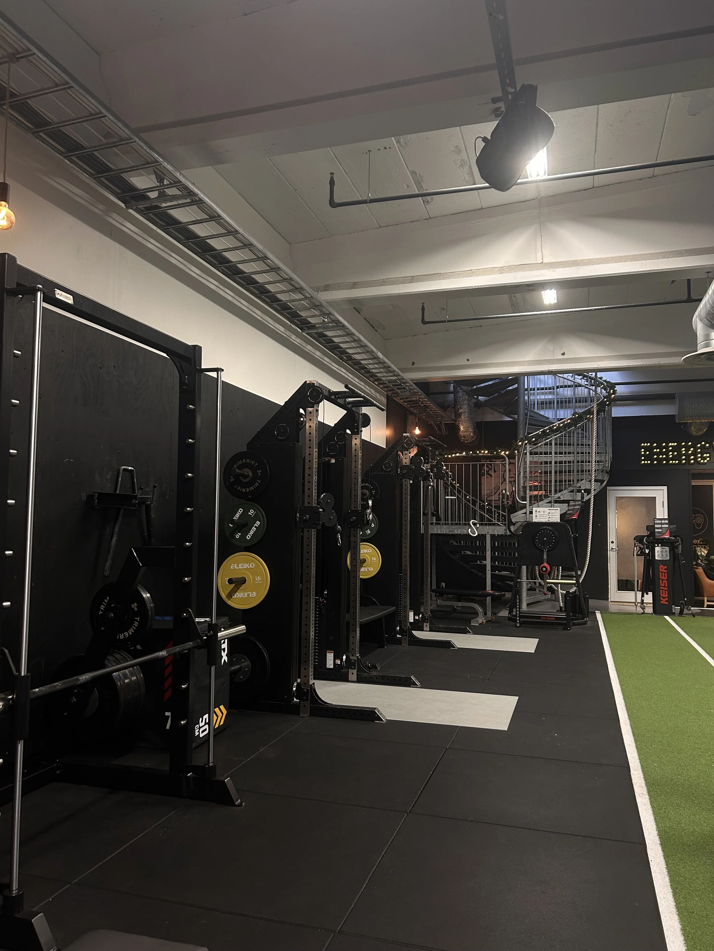 Eleiko Prestera rigs og Watson Smith maskin