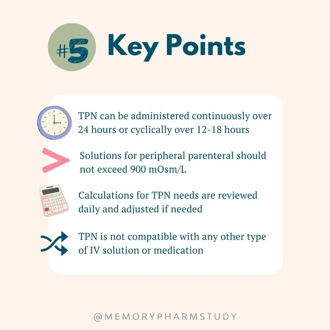 Tpn Activity Total Parenting Nutrition (TPN) — Memory-Pharm