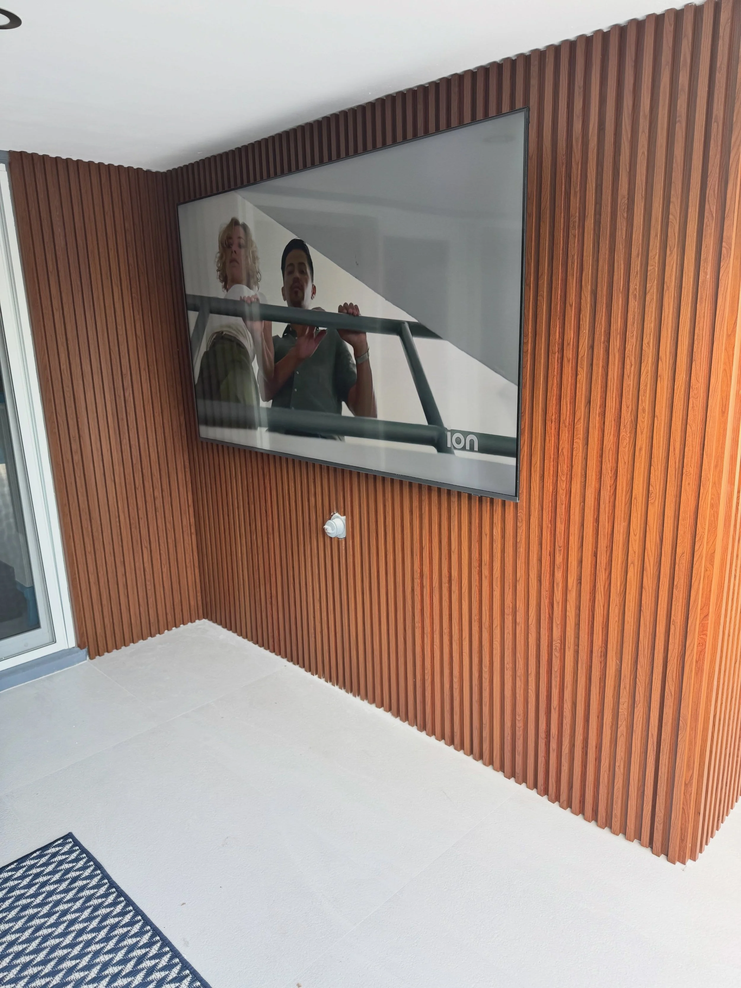 Before: concrete. After: this. 🤯

Same backyard. Completely different life.
We clad this pool area in our mahogany composite slats and turned a plain slab into a coastal retreat &mdash; the kind of outdoor space you actually want to spend time in.

