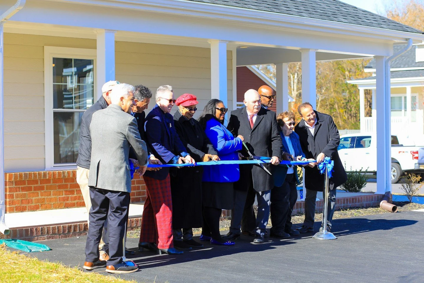 The project:HOMES team proudly celebrated the completion of Ettrick Landing&mdash;Virginia&rsquo;s first subdivision developed and managed by a community land trust. The ribbon-cutting marked a major milestone for affordable homeownership in the Comm