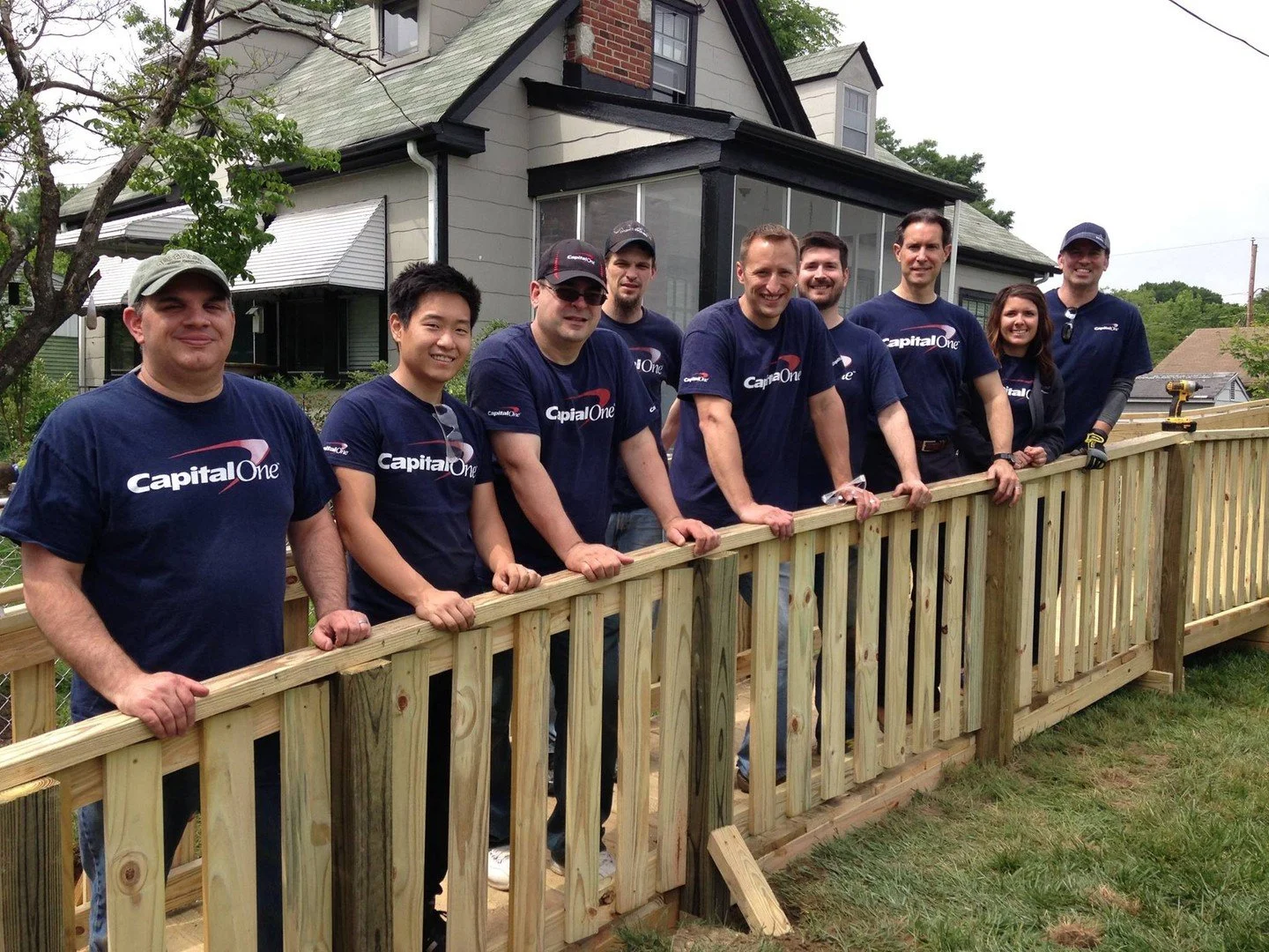 We&rsquo;re closing out the year with gratitude.⁠
⁠
Here&rsquo;s a throwback from almost 10 years ago, when Capital One joined us for one of our accessibility ramp builds!⁠
⁠
Thanks to Capital One&rsquo;s partnership, project:HOMES was able to expand