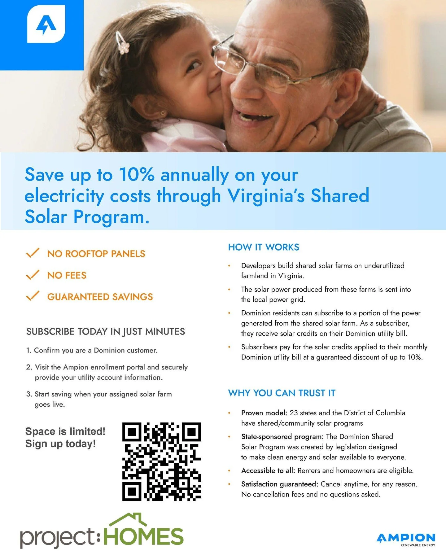 ☀️ In case you missed it&hellip;⁠
⁠
Dominion Energy customers can enroll to receive credits from a local solar farm and save up to 10% on their electricity bill without installing panels or paying upfront costs.⁠
⁠
Enrollment is currently open.⁠
⁠
Fo