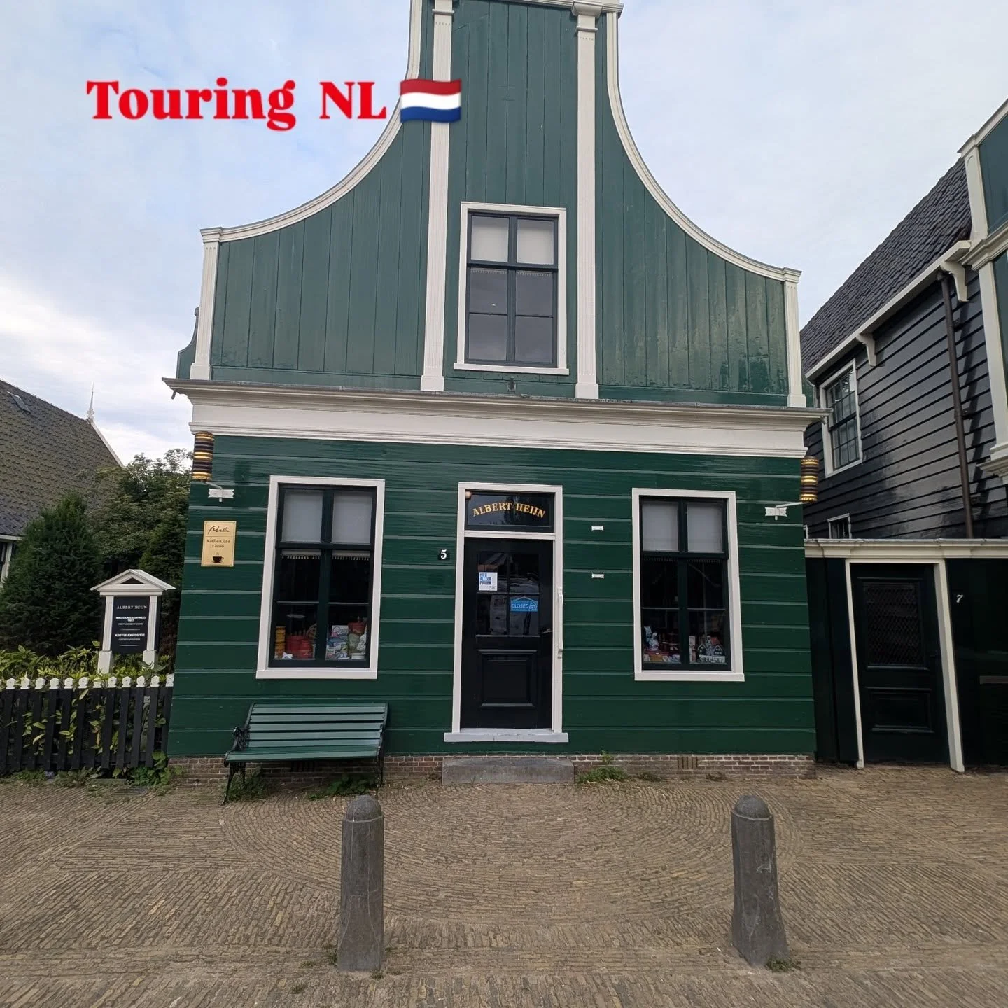@1956tbird and I had a great time today touring small villages in the northern provinces. The countryside was absolutely stunning! Cool to see the 1st grocery  store in NL, windmills, cheese company, wooden shoe factory and the village of Giethoorn. 
