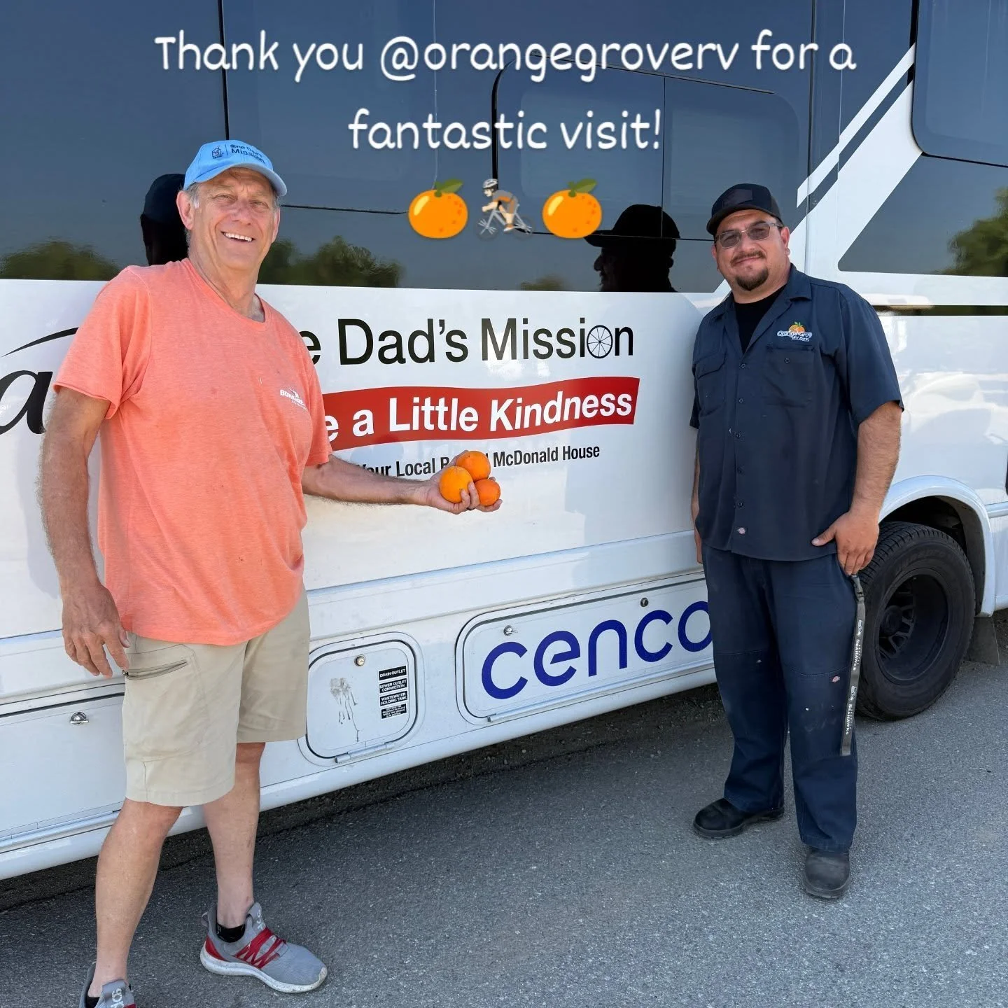 Amazing visit at the @orangegrovervpark ! The aromas from the orange trees was phenomenal! 🍊