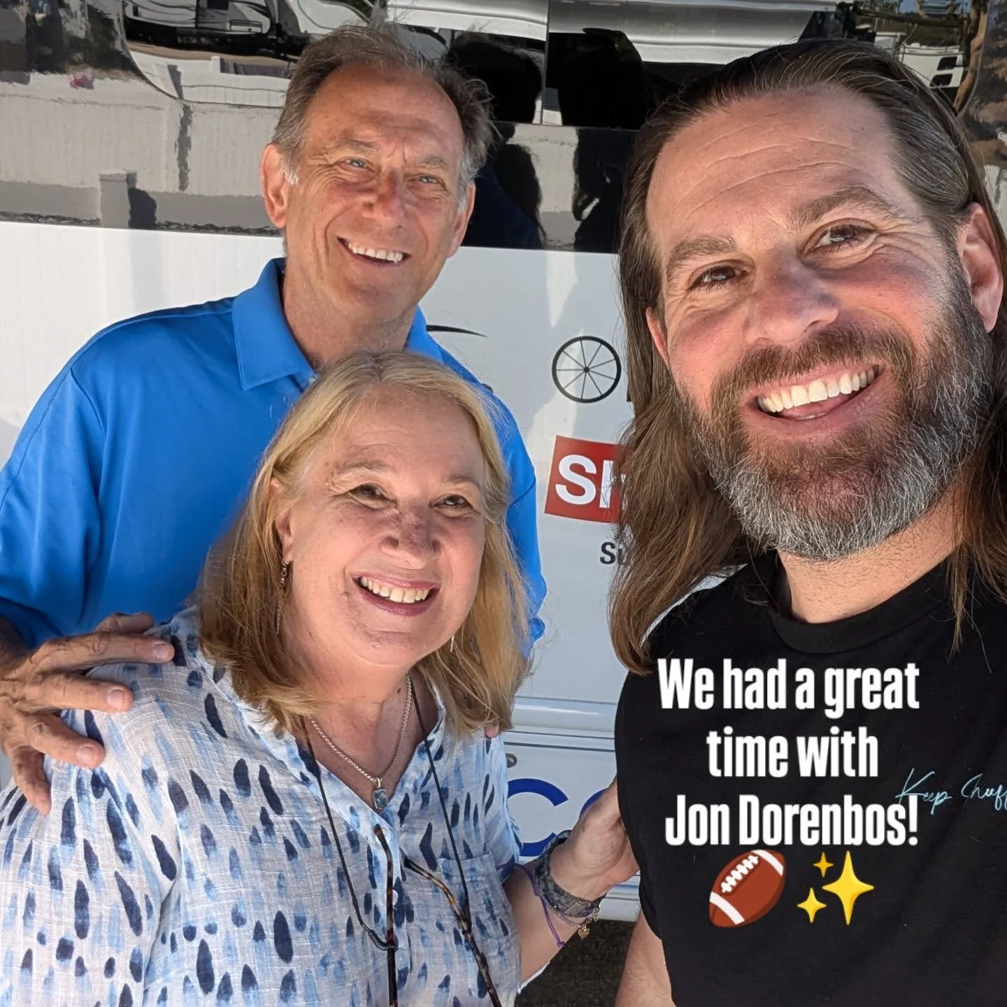 @1956tbird and I are grateful for an incredible visit with @jondorenbos 🙌

His story, resilience, and commitment to making an impact are truly inspiring. It&rsquo;s people like Jon who remind us what this mission is all about&hellip; turning challen