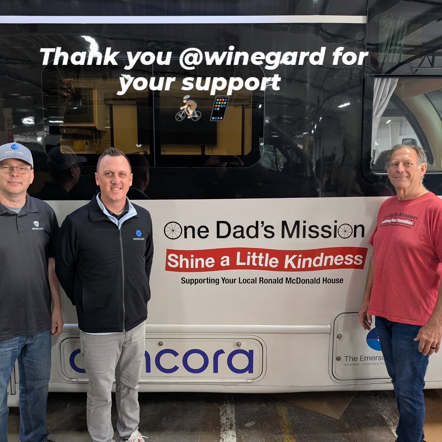 We stopped in Elkhart, IN for some repairs and had the opportunity to meet with Bryan and Steven from @winegard.co Thank you for your incredible support of One Dad's Mission! You kept us connected! 📱👍🏻

What is even more incredible is that both Br