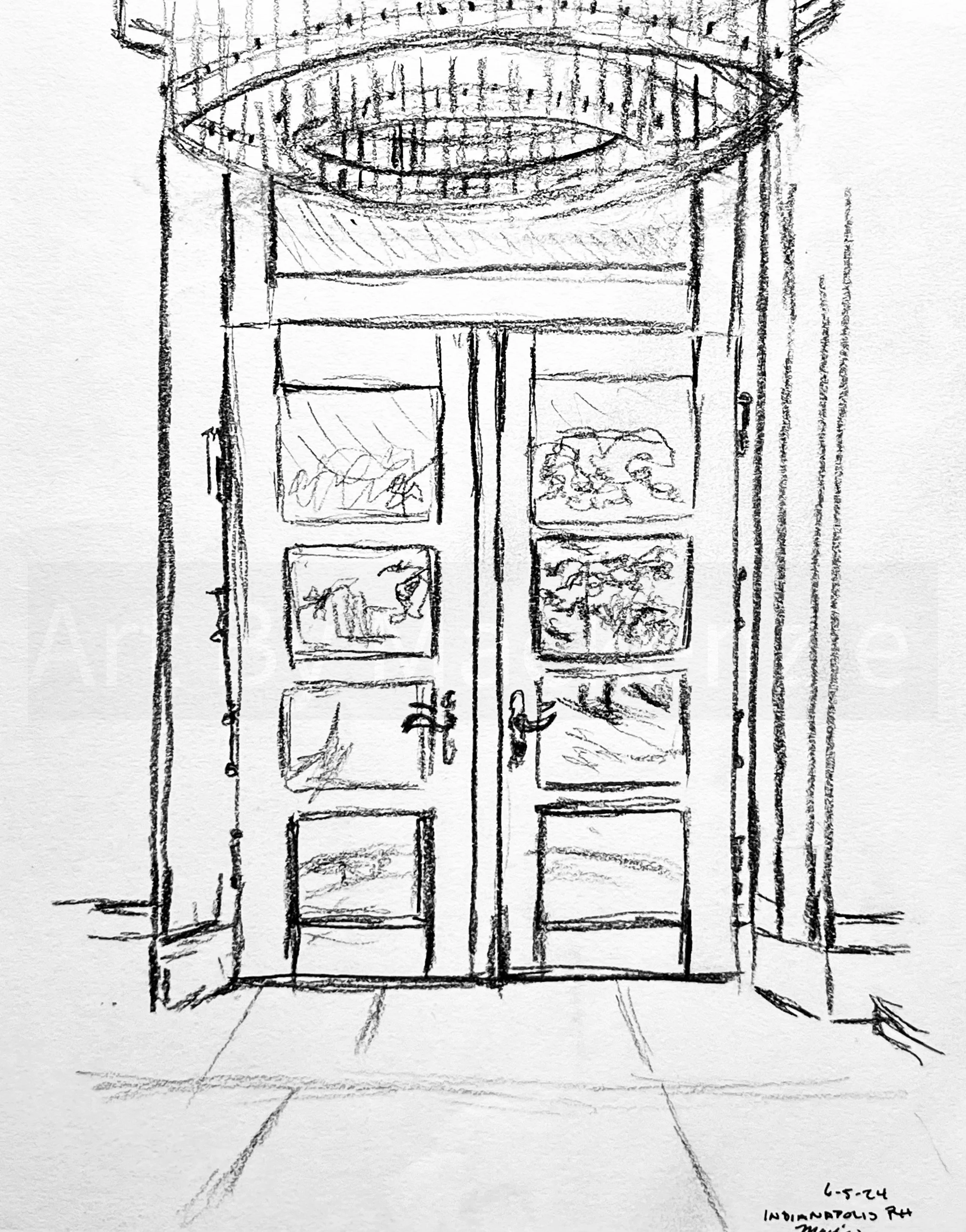 RH Indianapolis: Looking to the Veranda