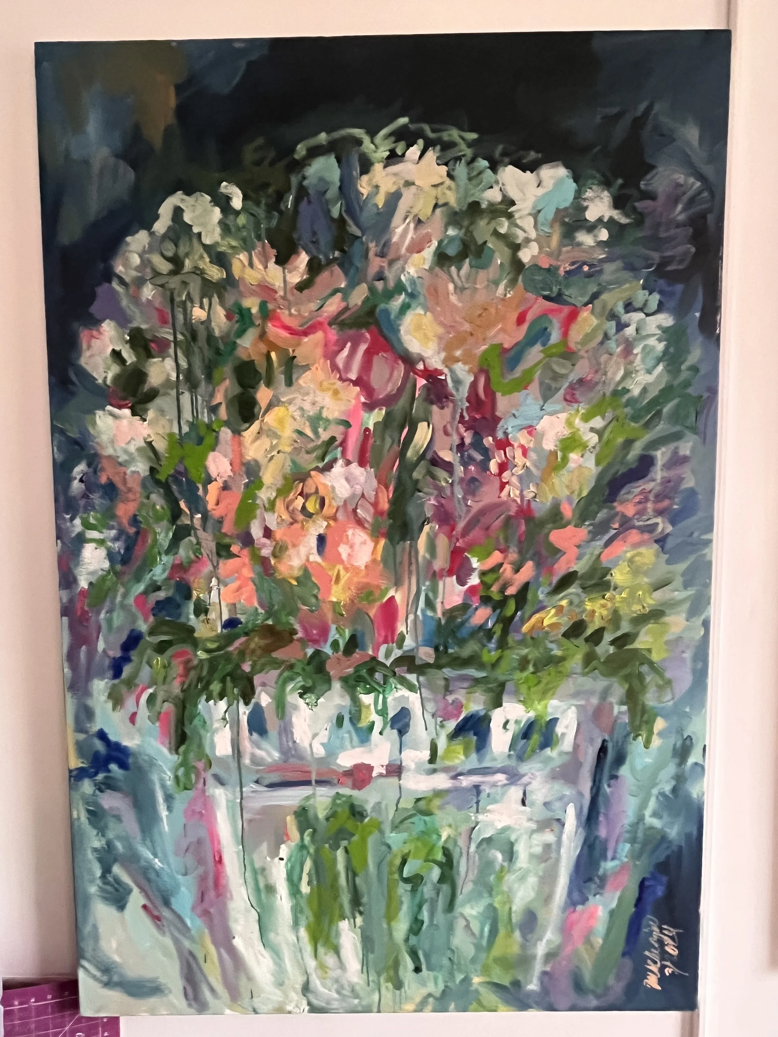 Oil Painting: “Emotional Flowers”