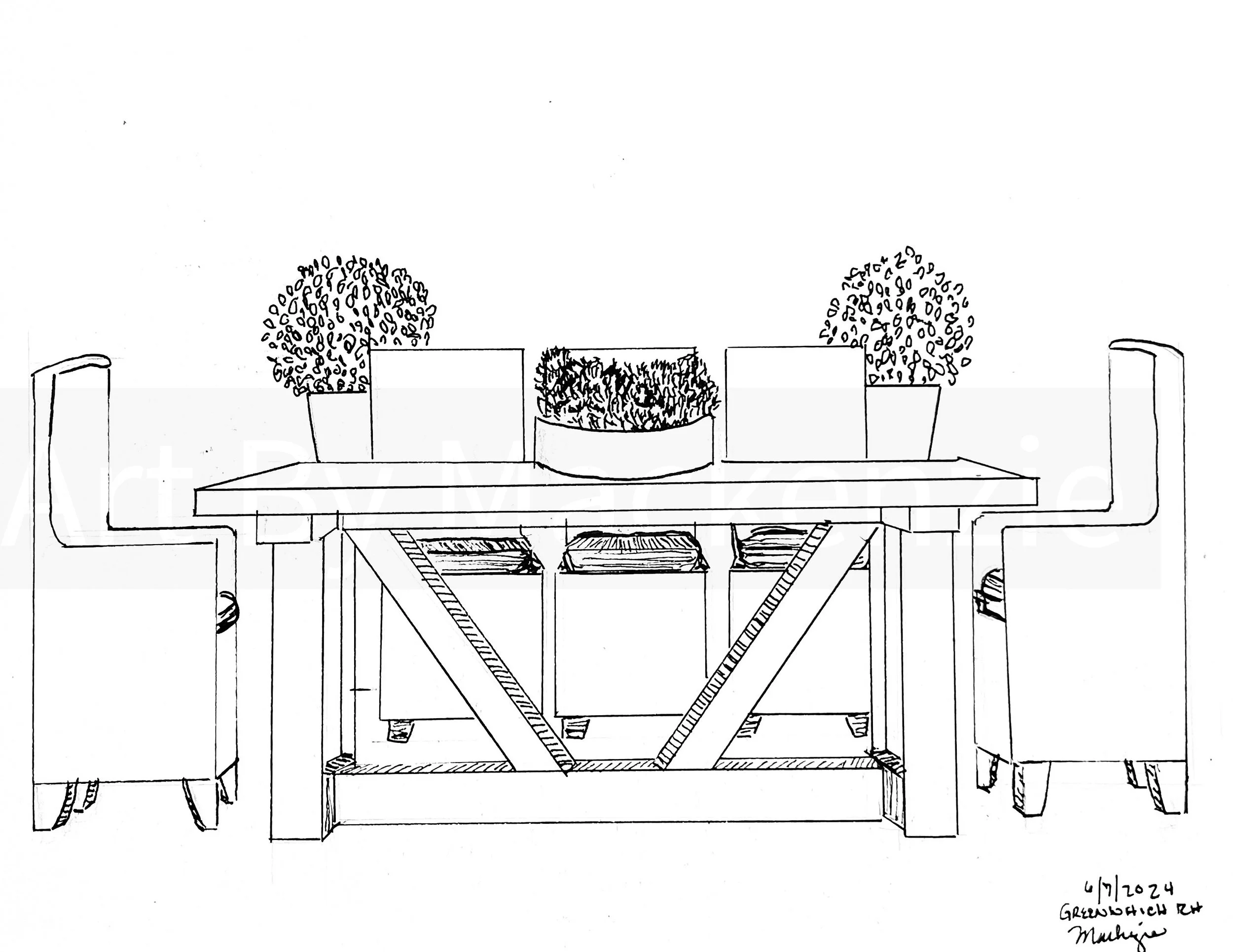 RH Greenwich: Outdoor Eating